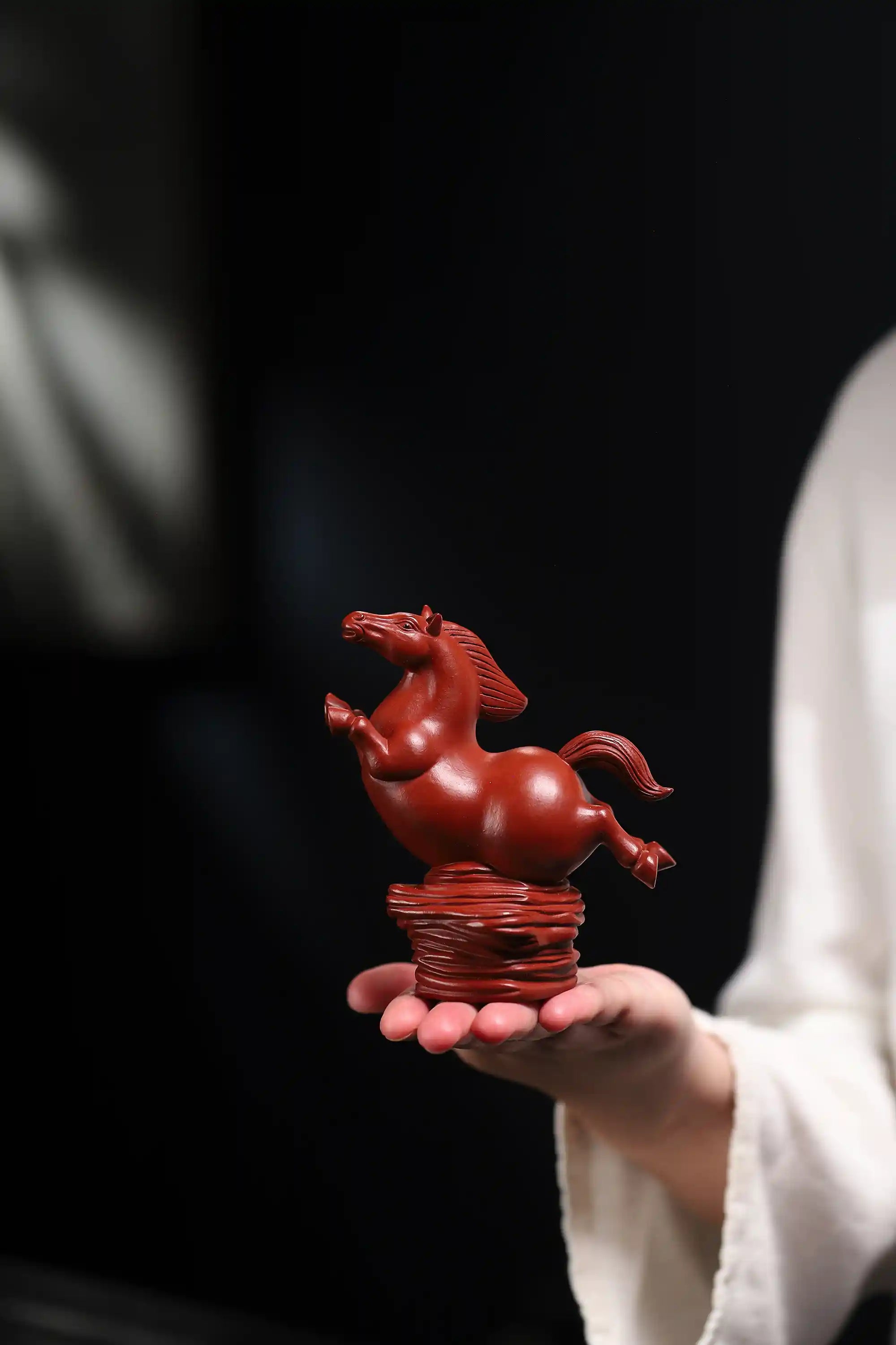 Yixing Zisha Handmade Galloping Horse Tea Pet (Success - Achieving Style)
