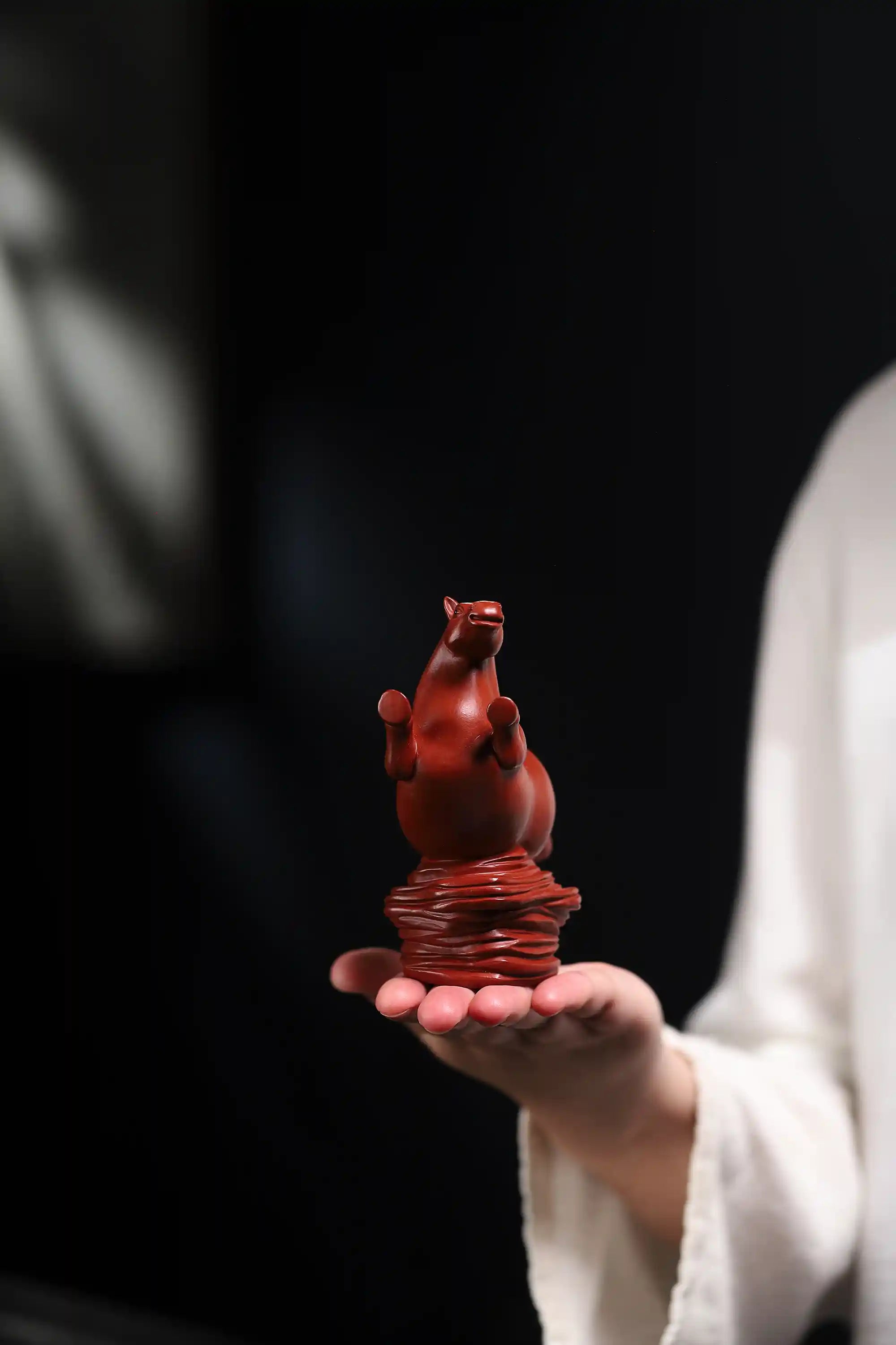 Yixing Zisha Handmade Galloping Horse Tea Pet (Success - Achieving Style)