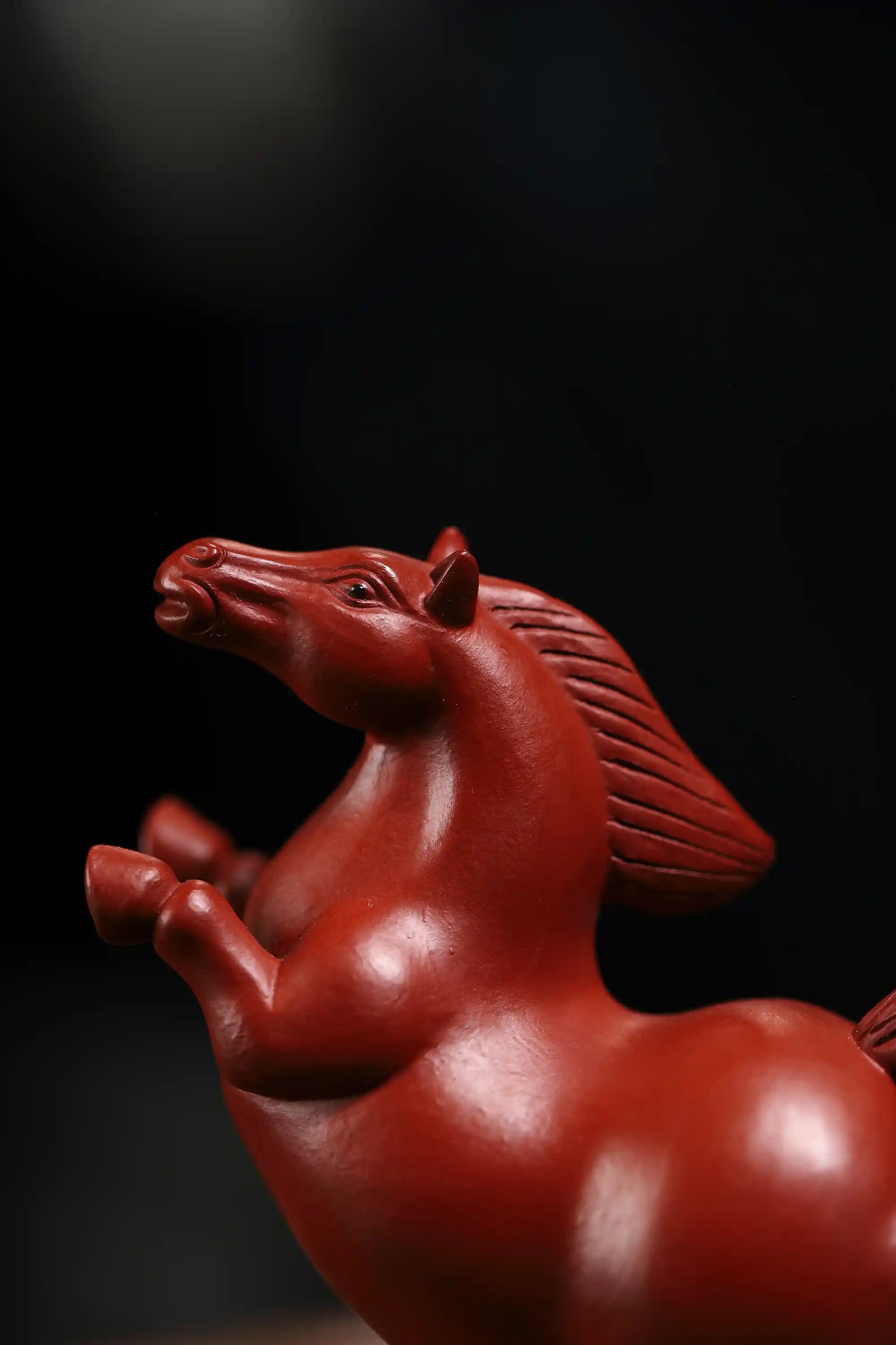 Yixing Zisha Handmade Galloping Horse Tea Pet (Success - Achieving Style)