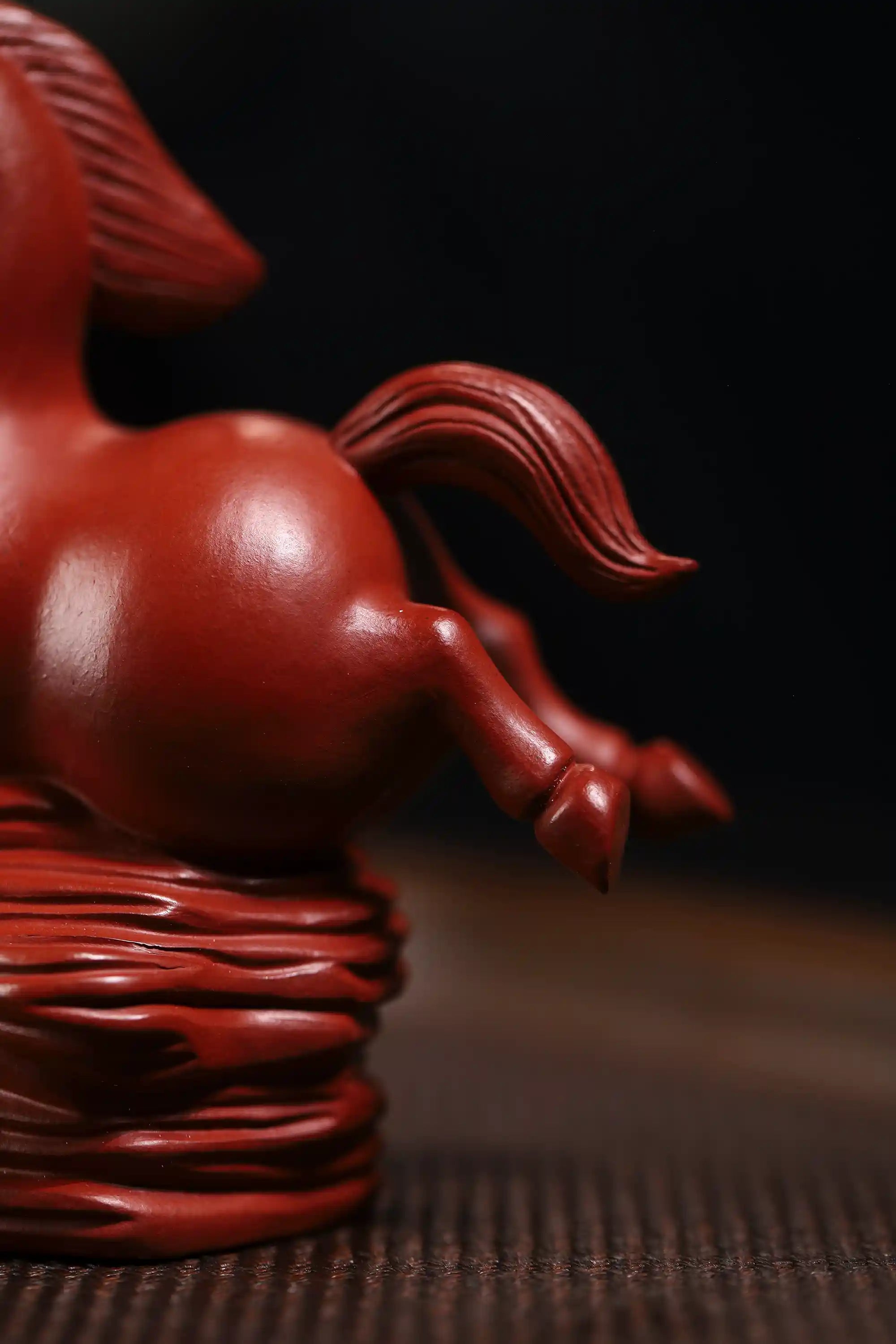Yixing Zisha Handmade Galloping Horse Tea Pet (Success - Achieving Style)