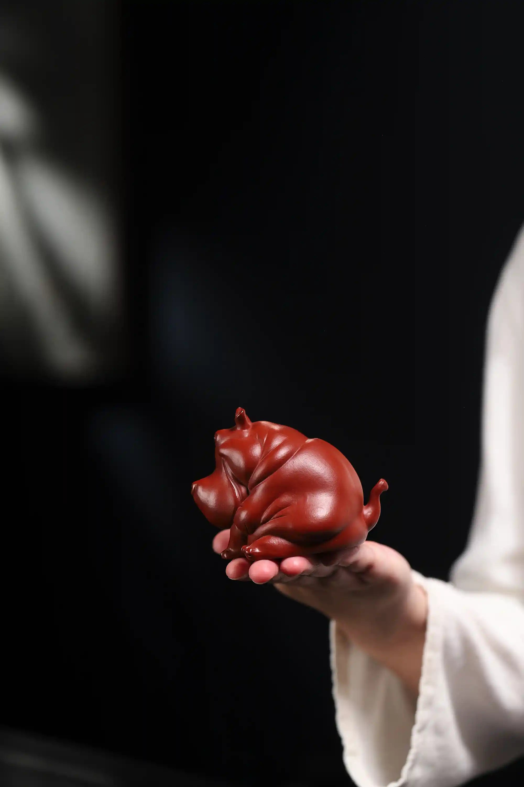 Yixing Zisha Handmade Hippo Tea Pet