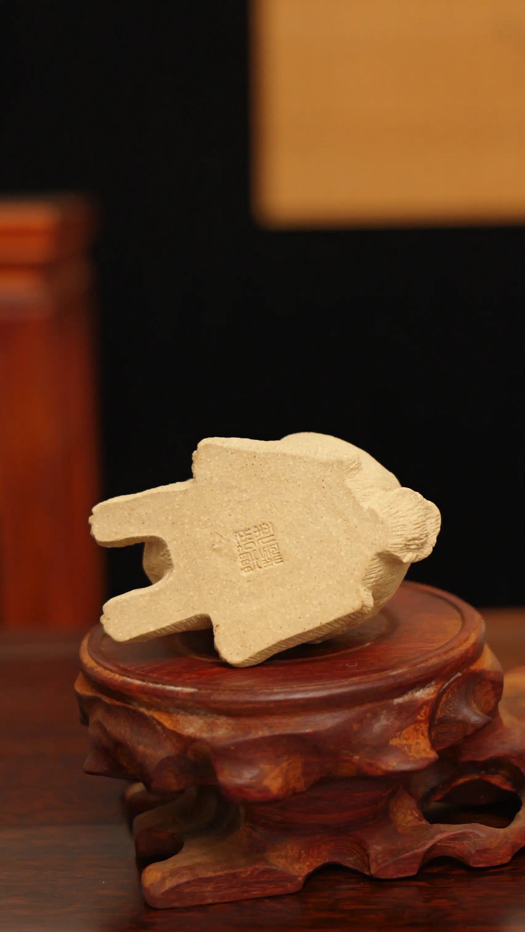 Yixing Zisha Handmade Cute Jade Rabbit Tea Pet