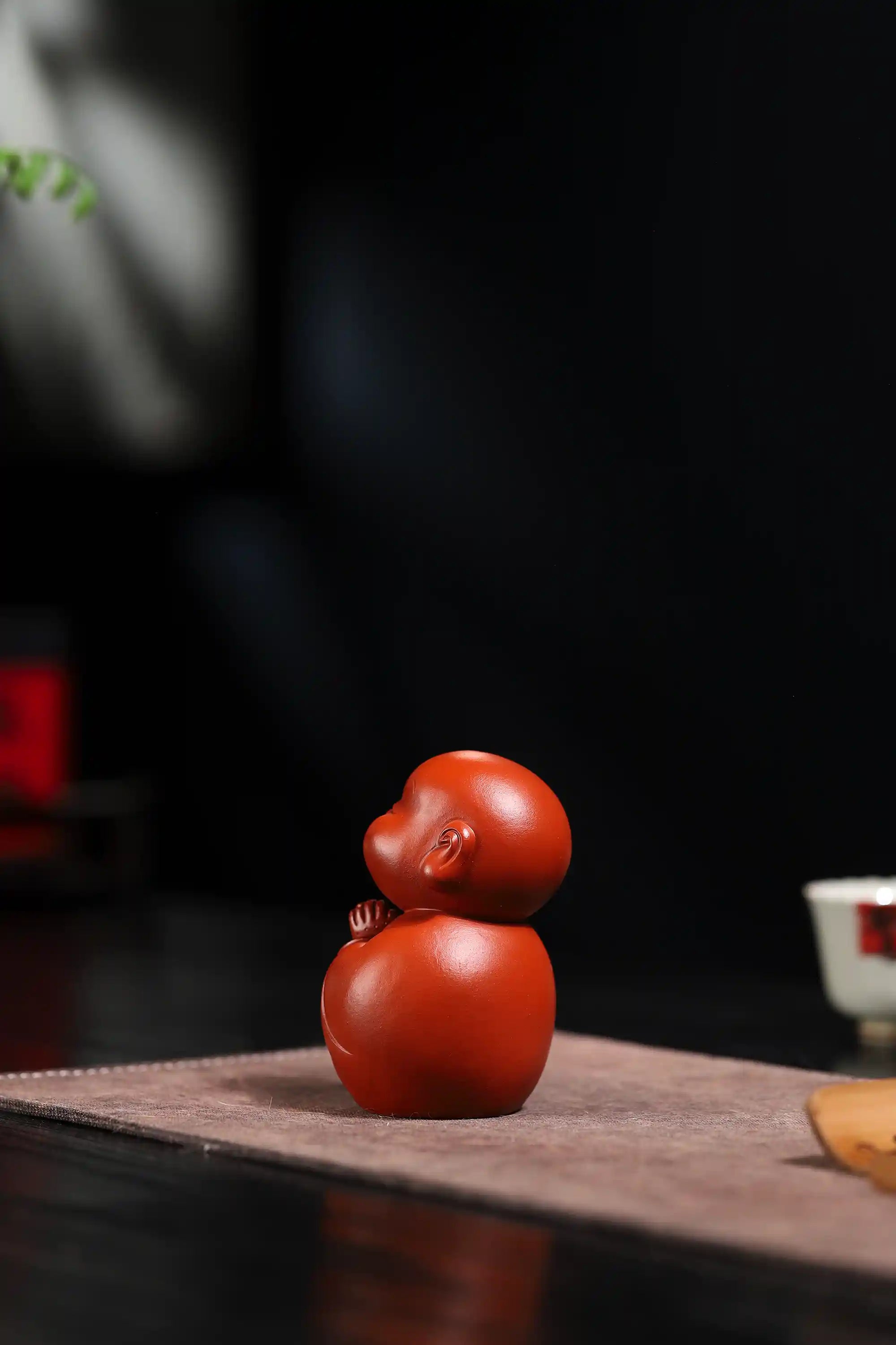 Yixing Zisha Handmade Little Monk Tea Pet (Zen Blessing Style)