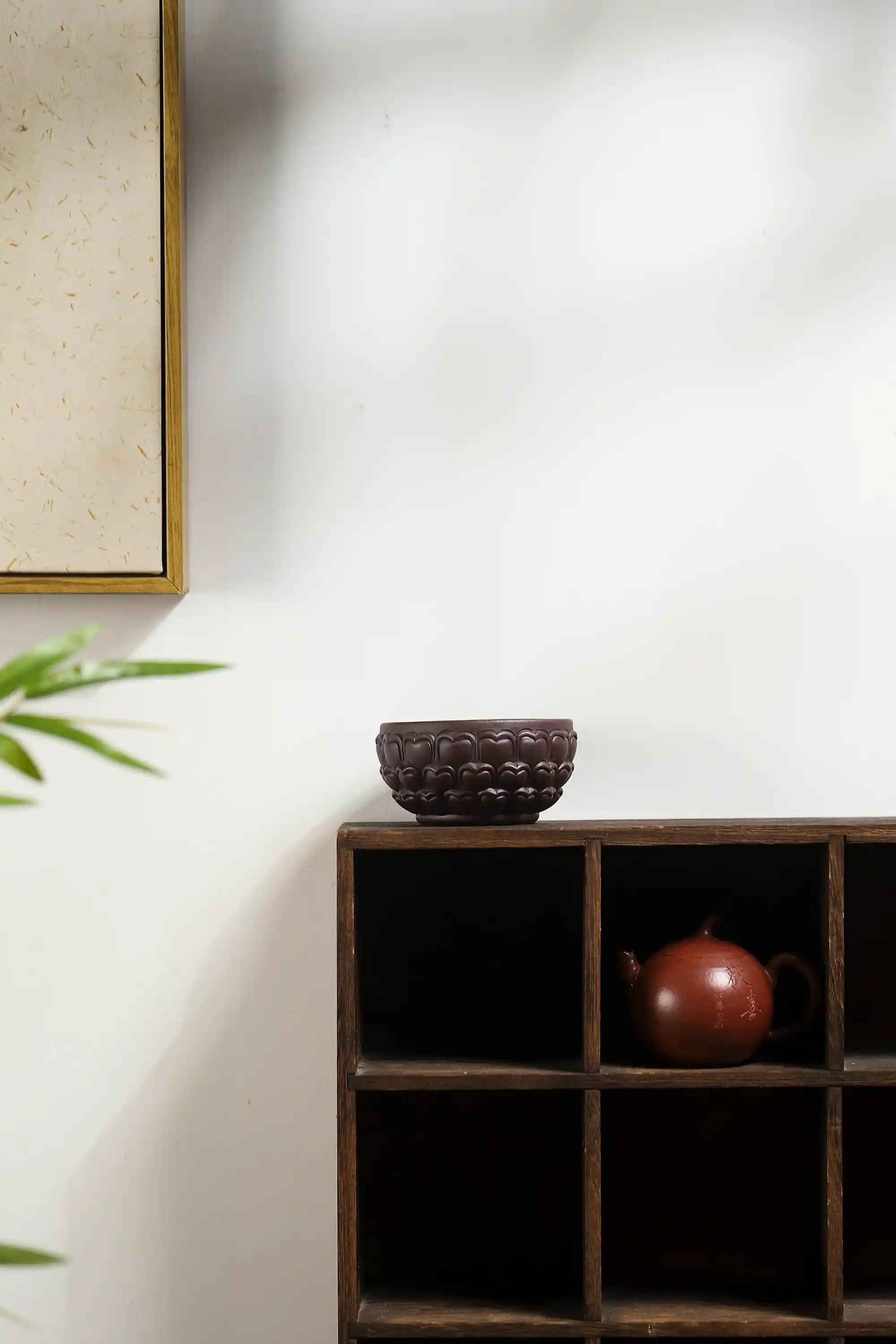 Yixing Zisha Handmade Lotus Frog Tea Cup