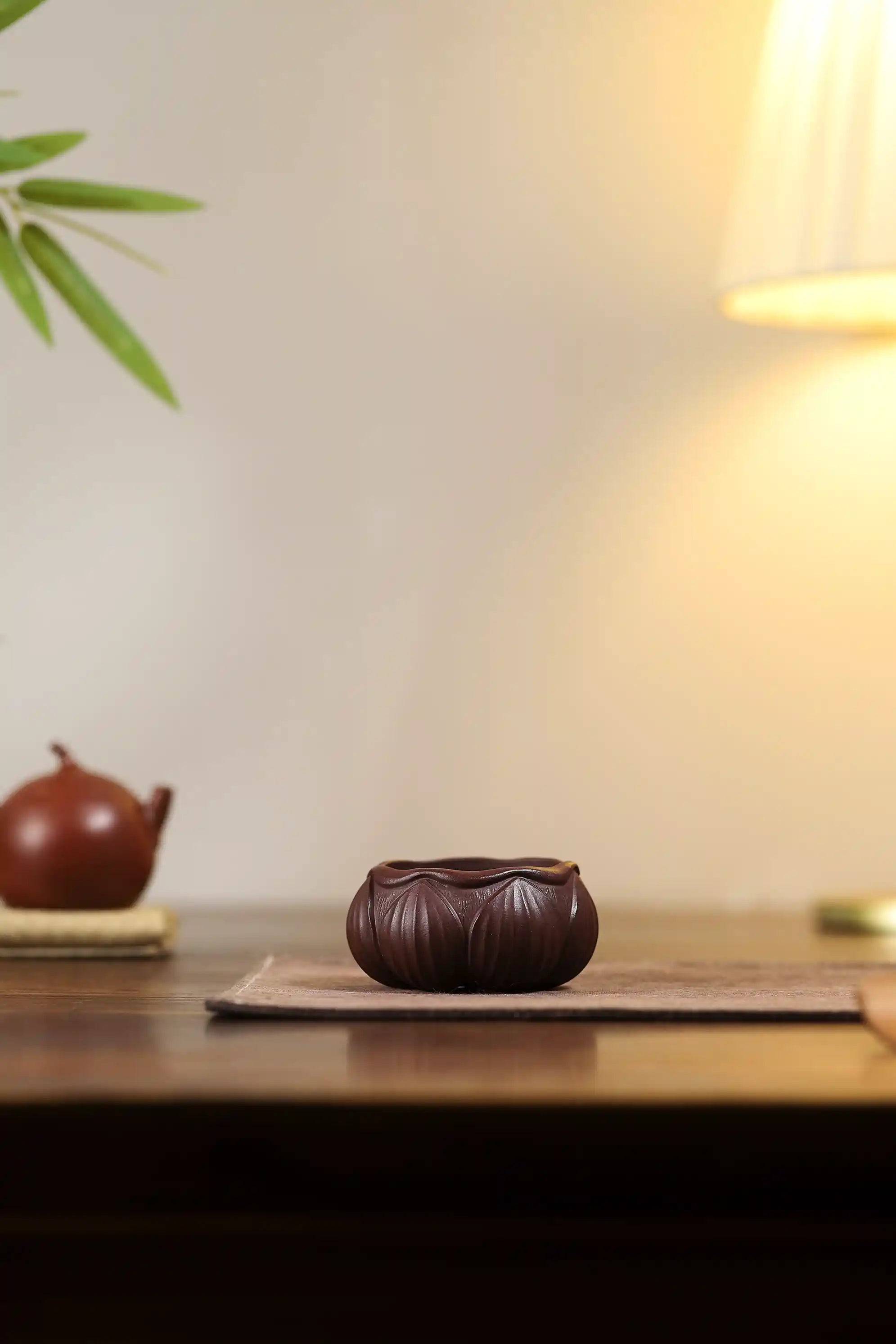 Yixing Zisha Handmade Lotus Teacup