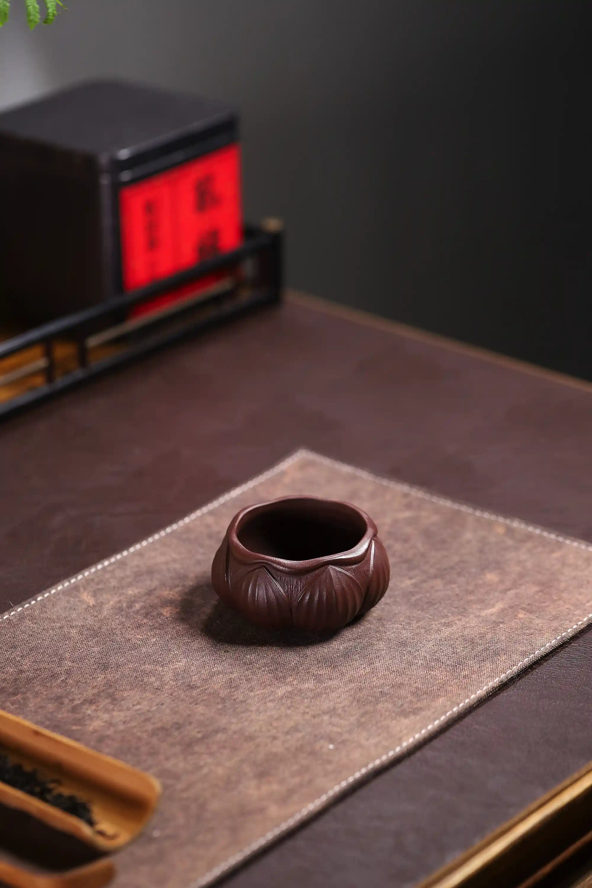 Yixing Zisha Handmade Lotus Teacup