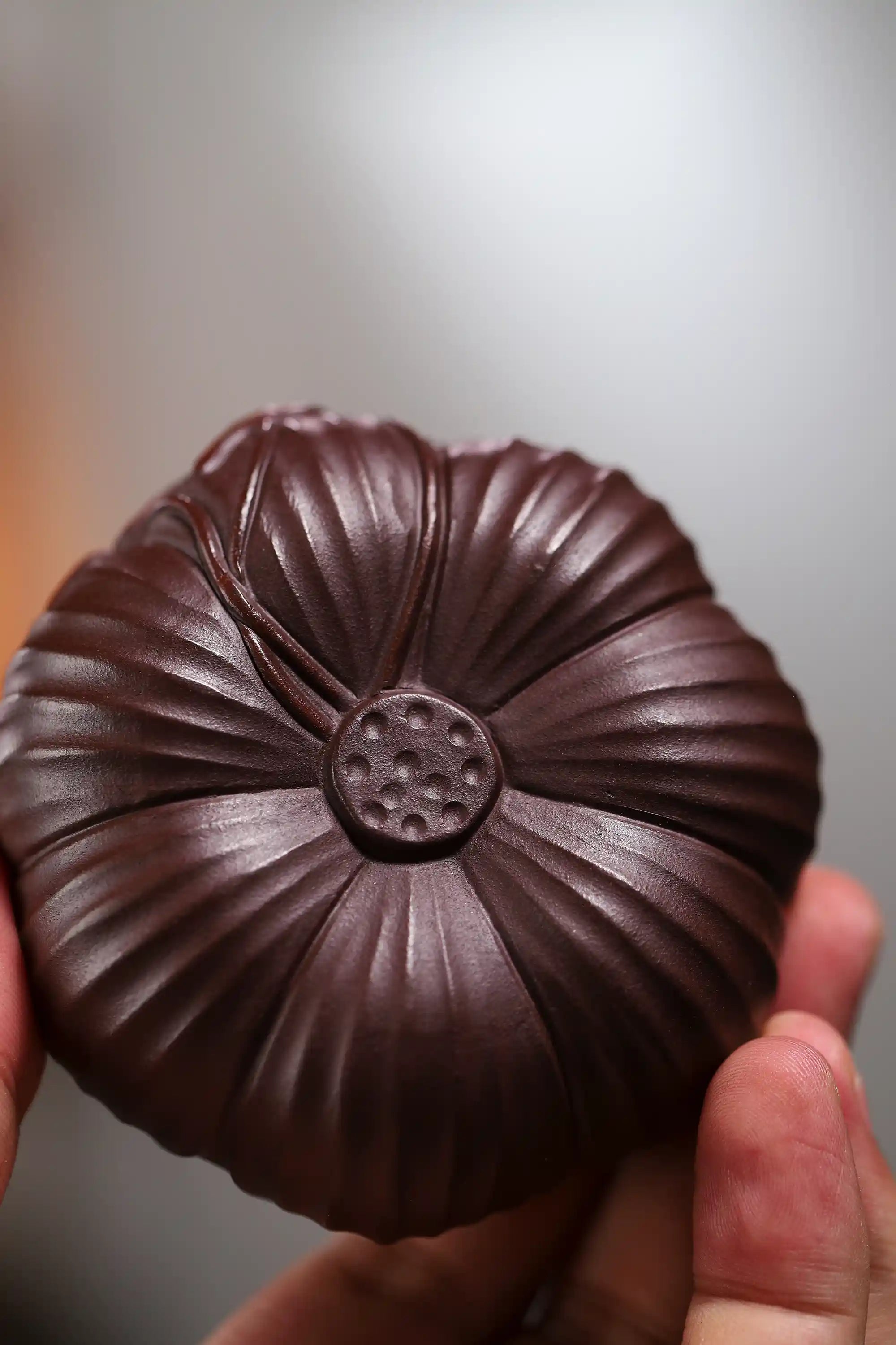 Yixing Zisha Handmade Lotus Teacup