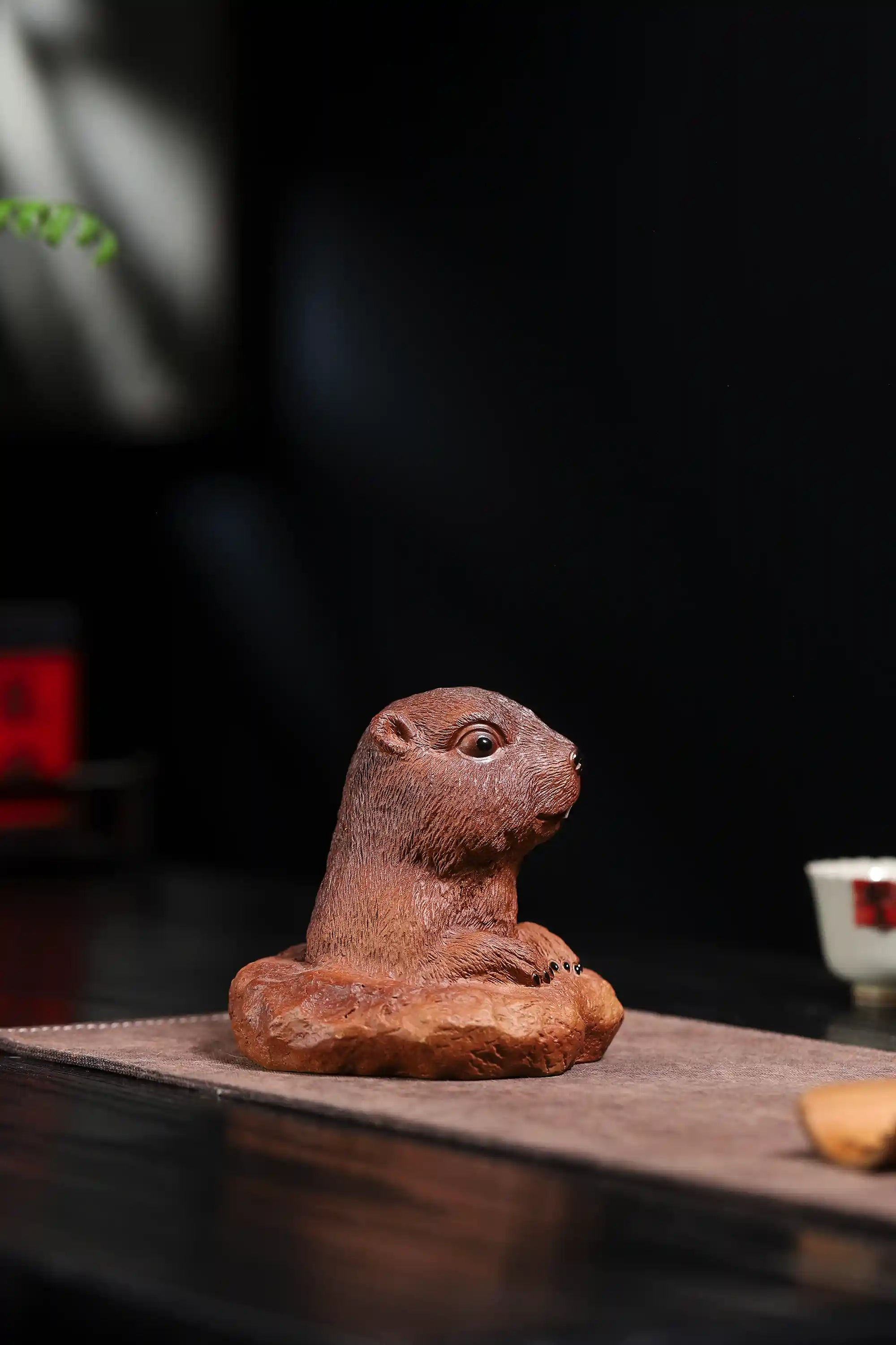 Yixing Zisha Handmade Marmot Tea Pet