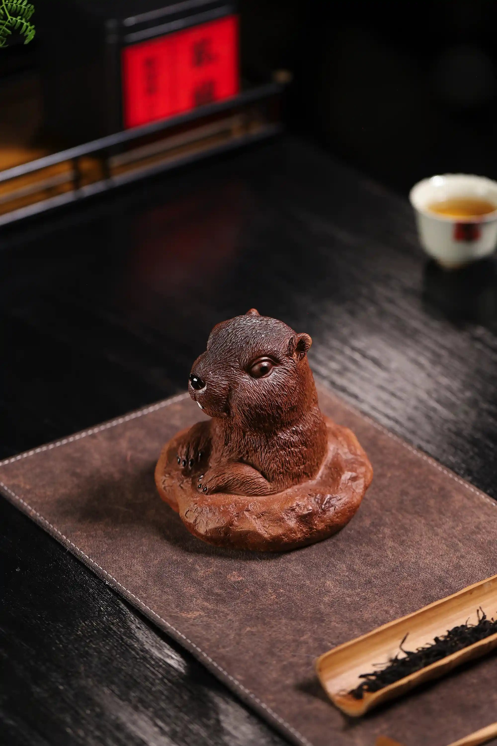 Yixing Zisha Handmade Marmot Tea Pet