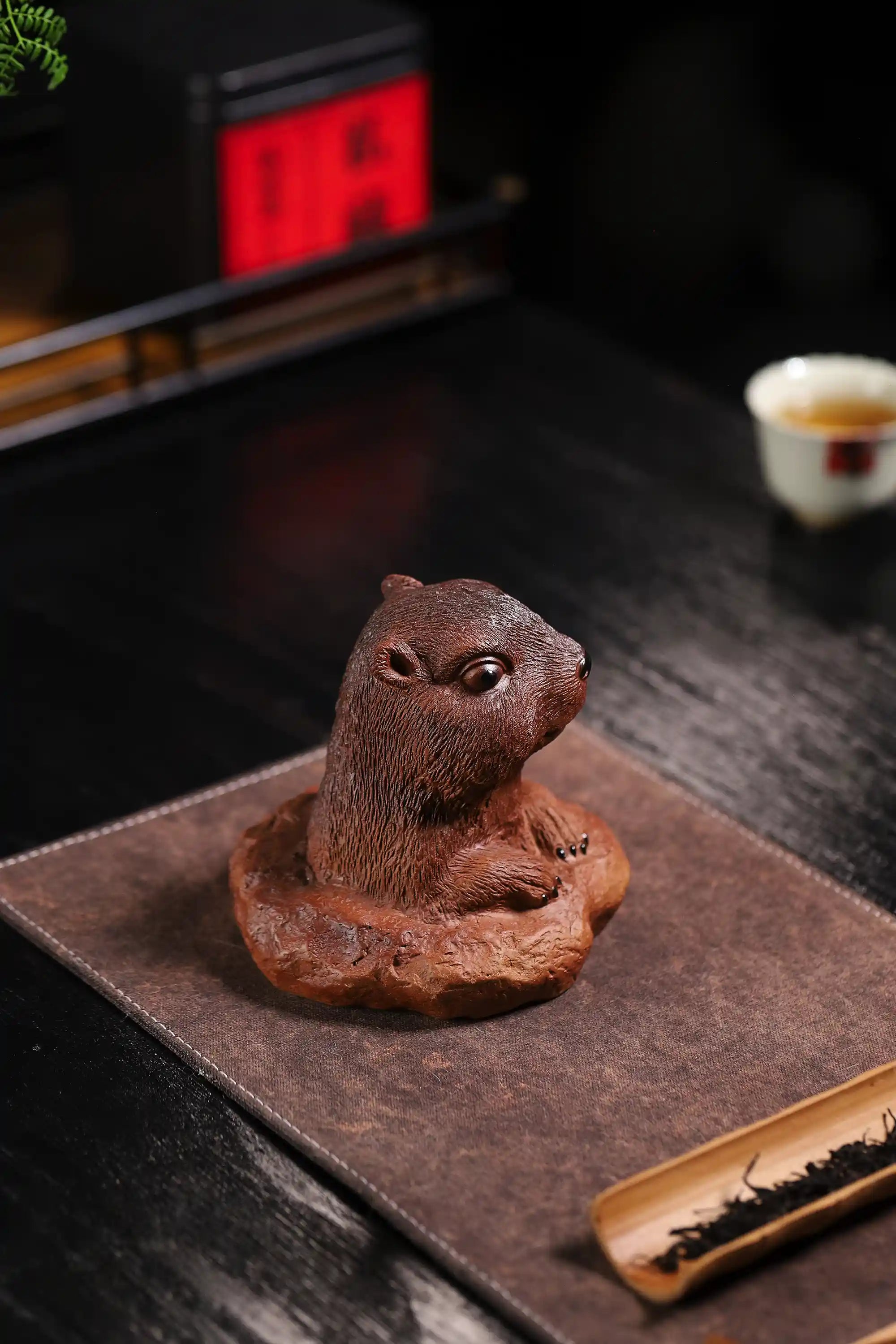 Yixing Zisha Handmade Marmot Tea Pet