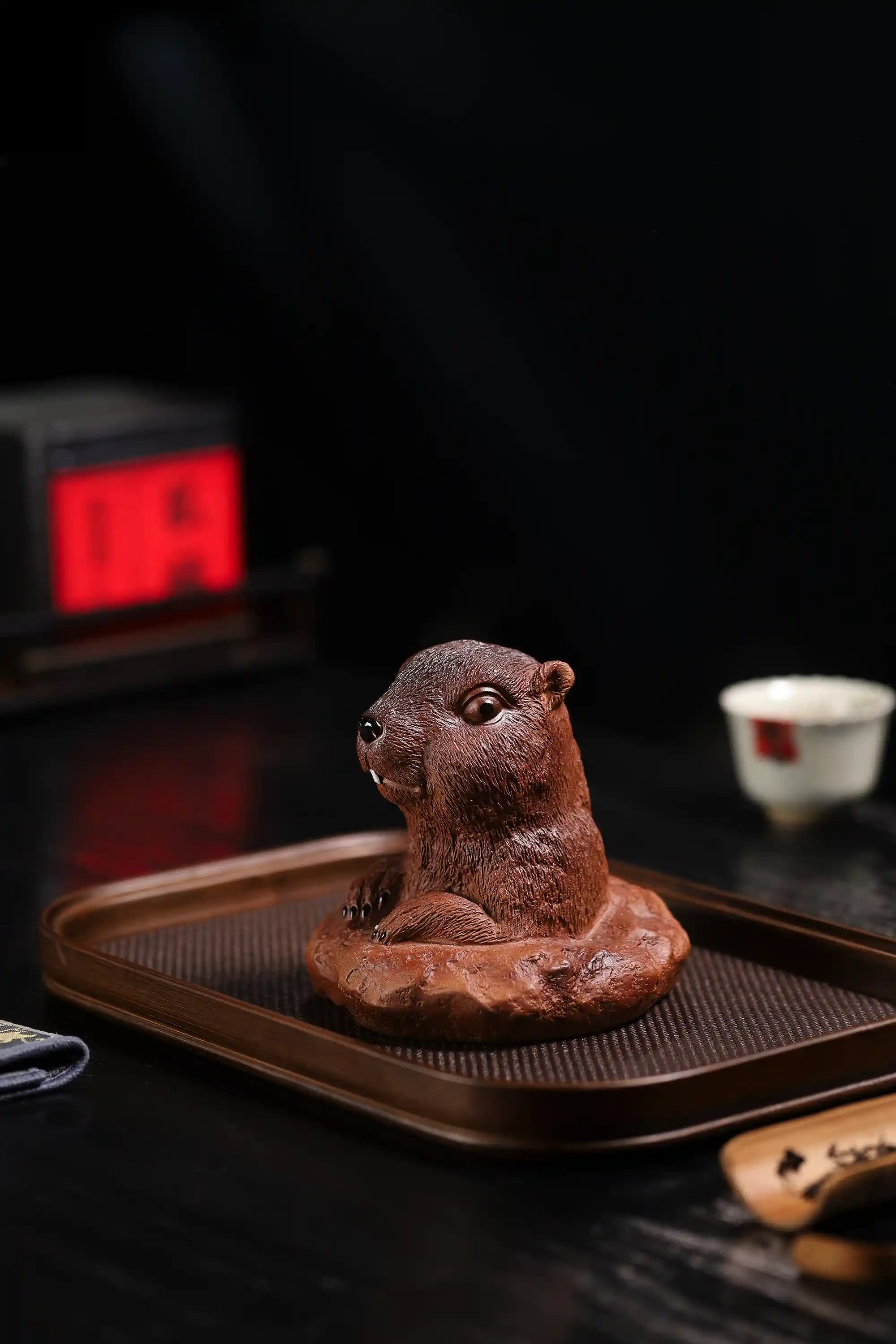 Yixing Zisha Handmade Marmot Tea Pet
