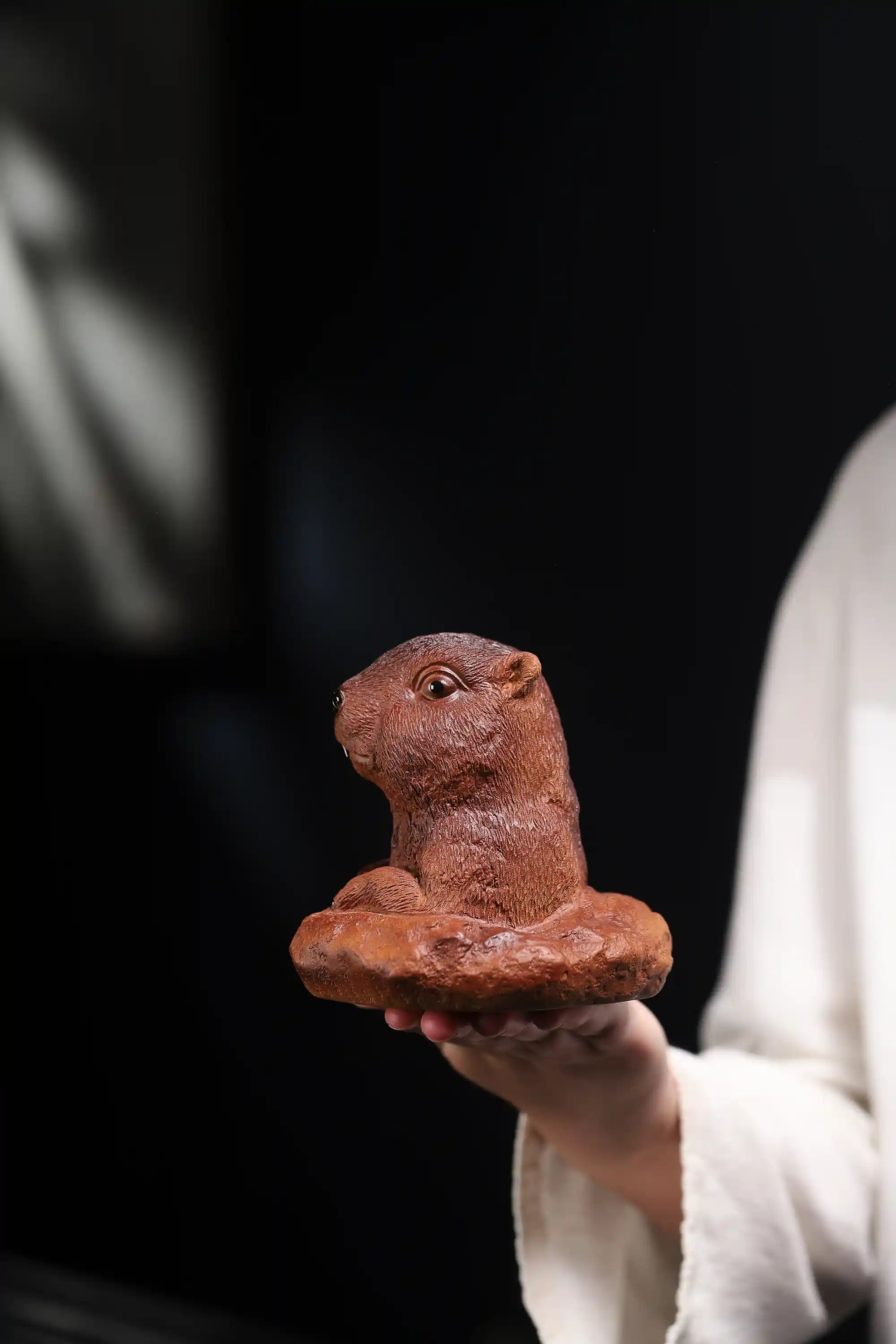Yixing Zisha Handmade Marmot Tea Pet