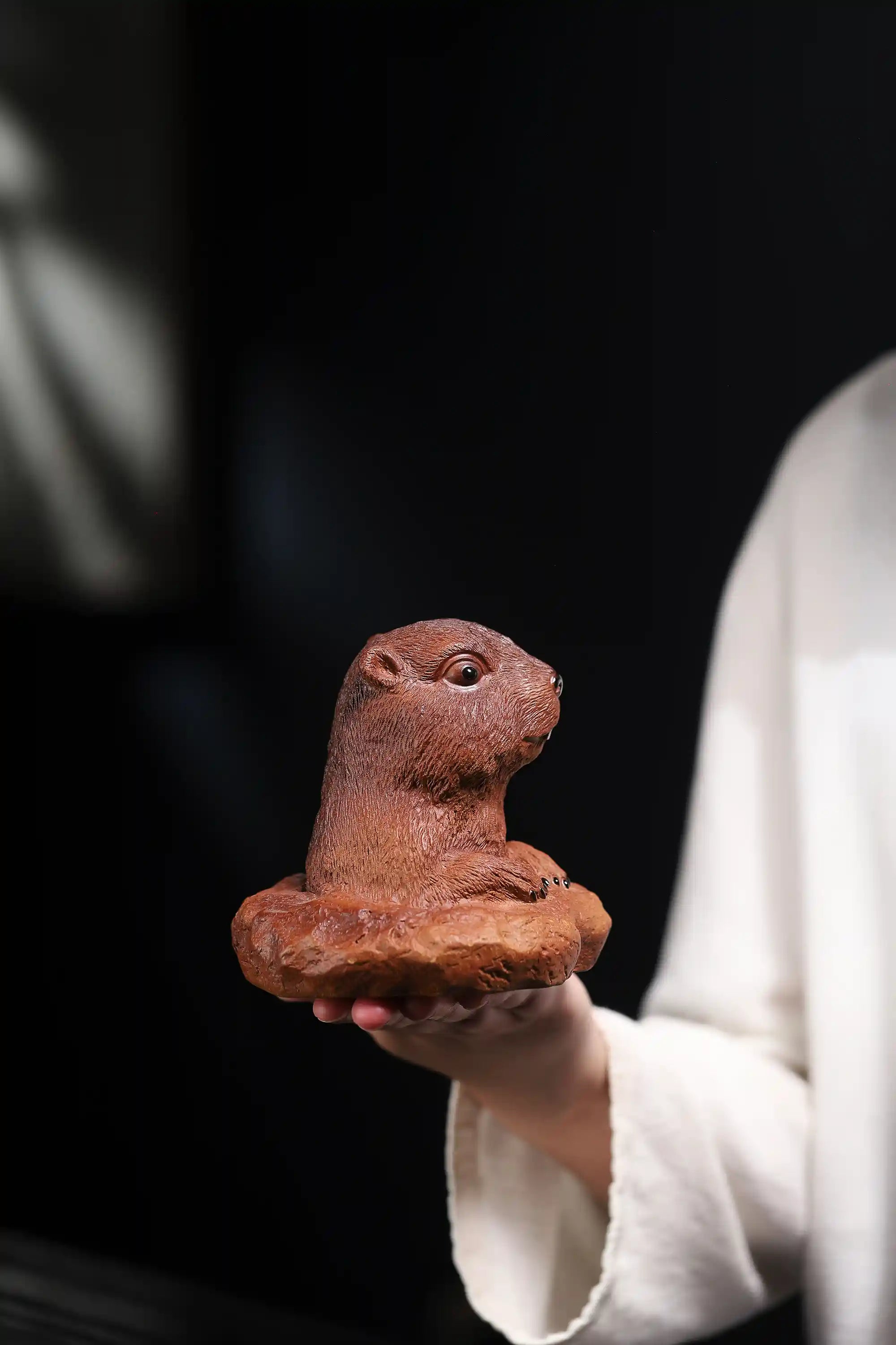 Yixing Zisha Handmade Marmot Tea Pet