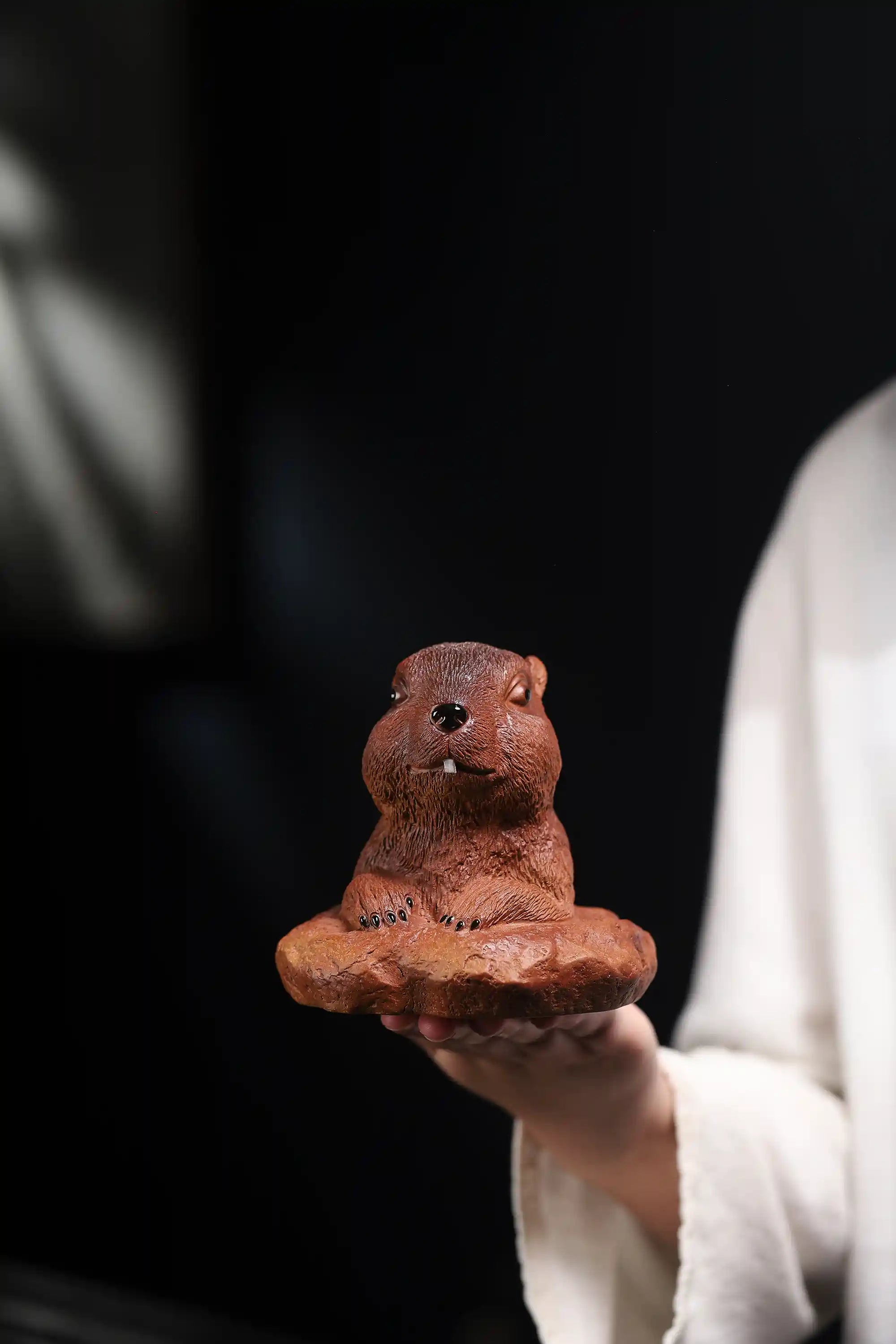 Yixing Zisha Handmade Marmot Tea Pet