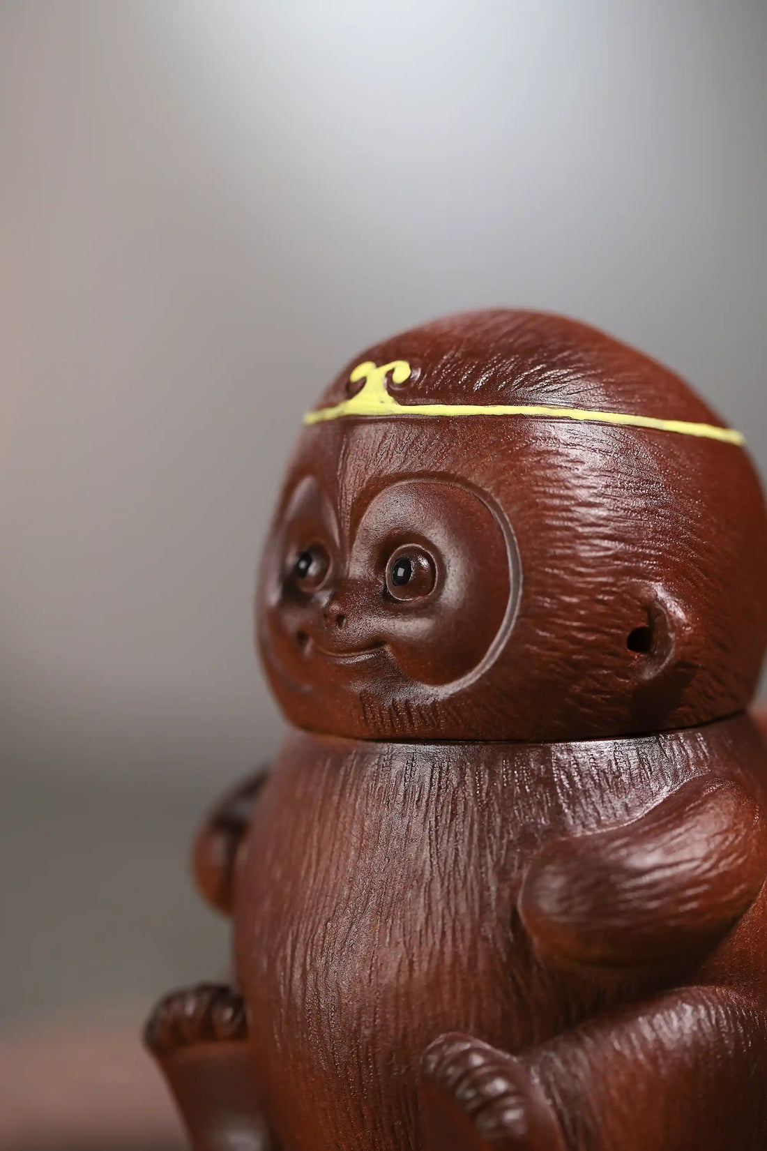 Yixing Zisha Handmade Monkey King Sun Wukong Teapot