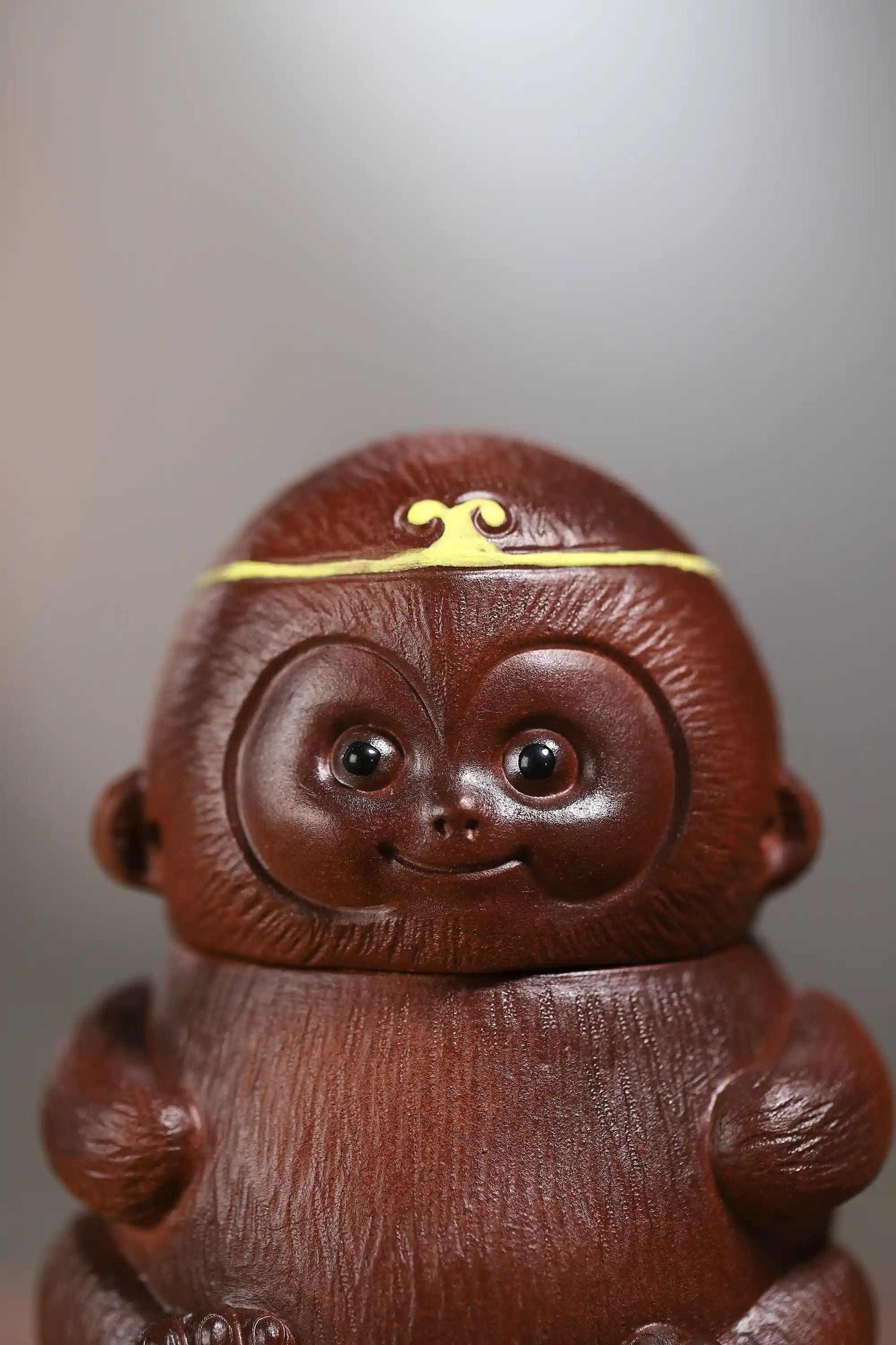 Yixing Zisha Handmade Monkey King Sun Wukong Teapot