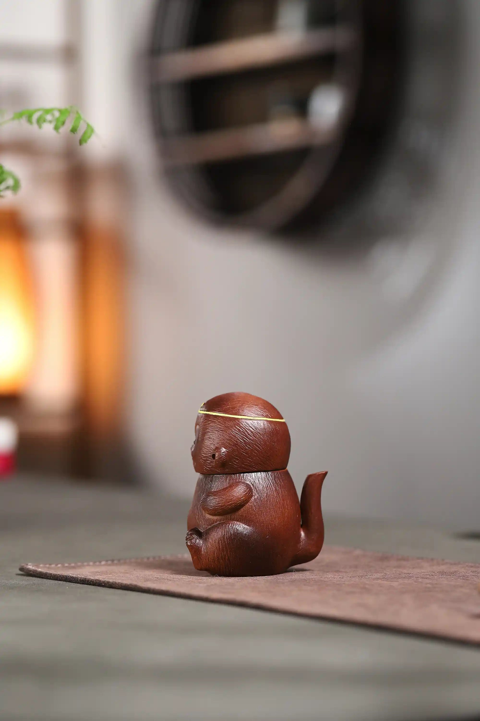 Yixing Zisha Handmade Monkey King Sun Wukong Teapot