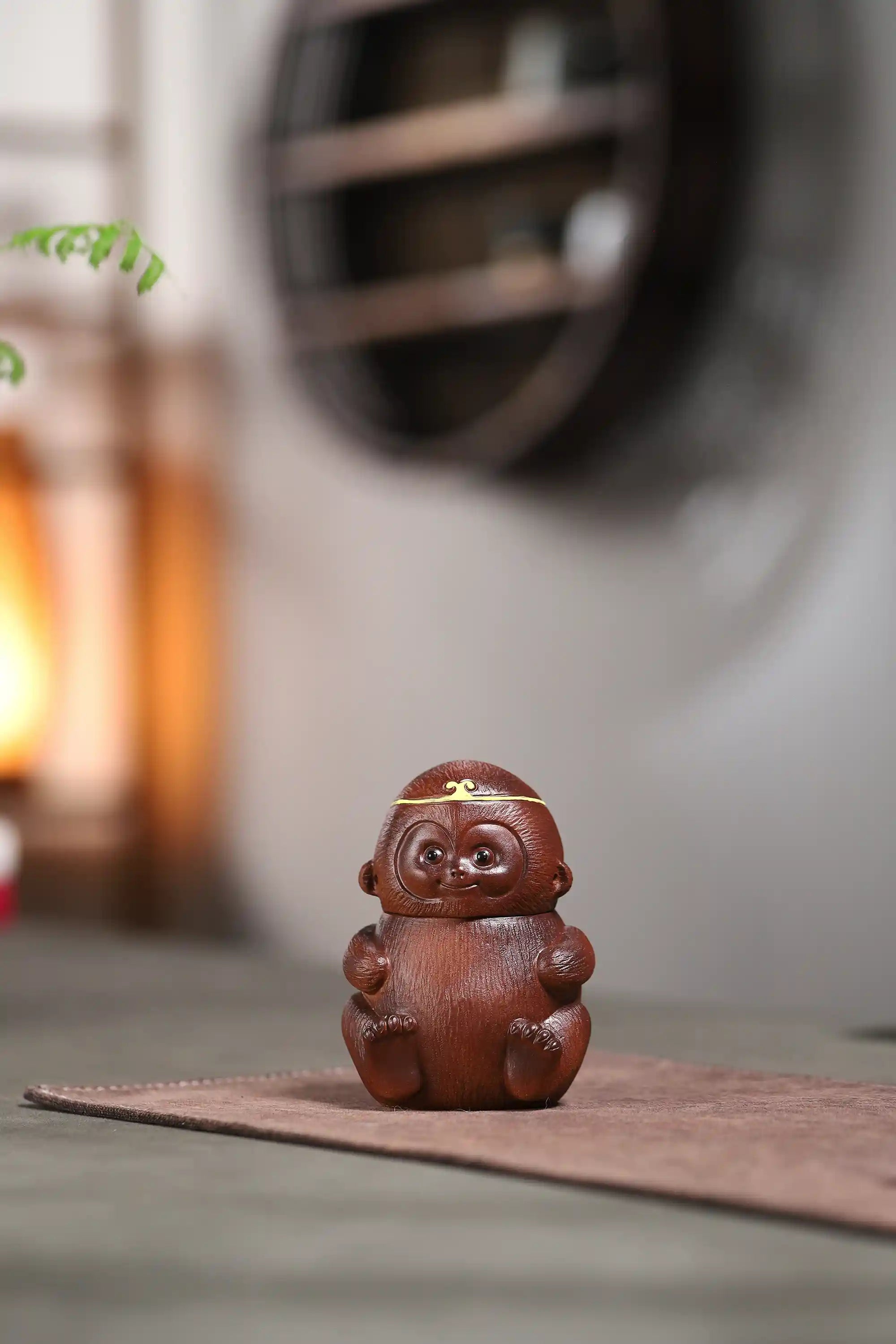 Yixing Zisha Handmade Monkey King Sun Wukong Teapot
