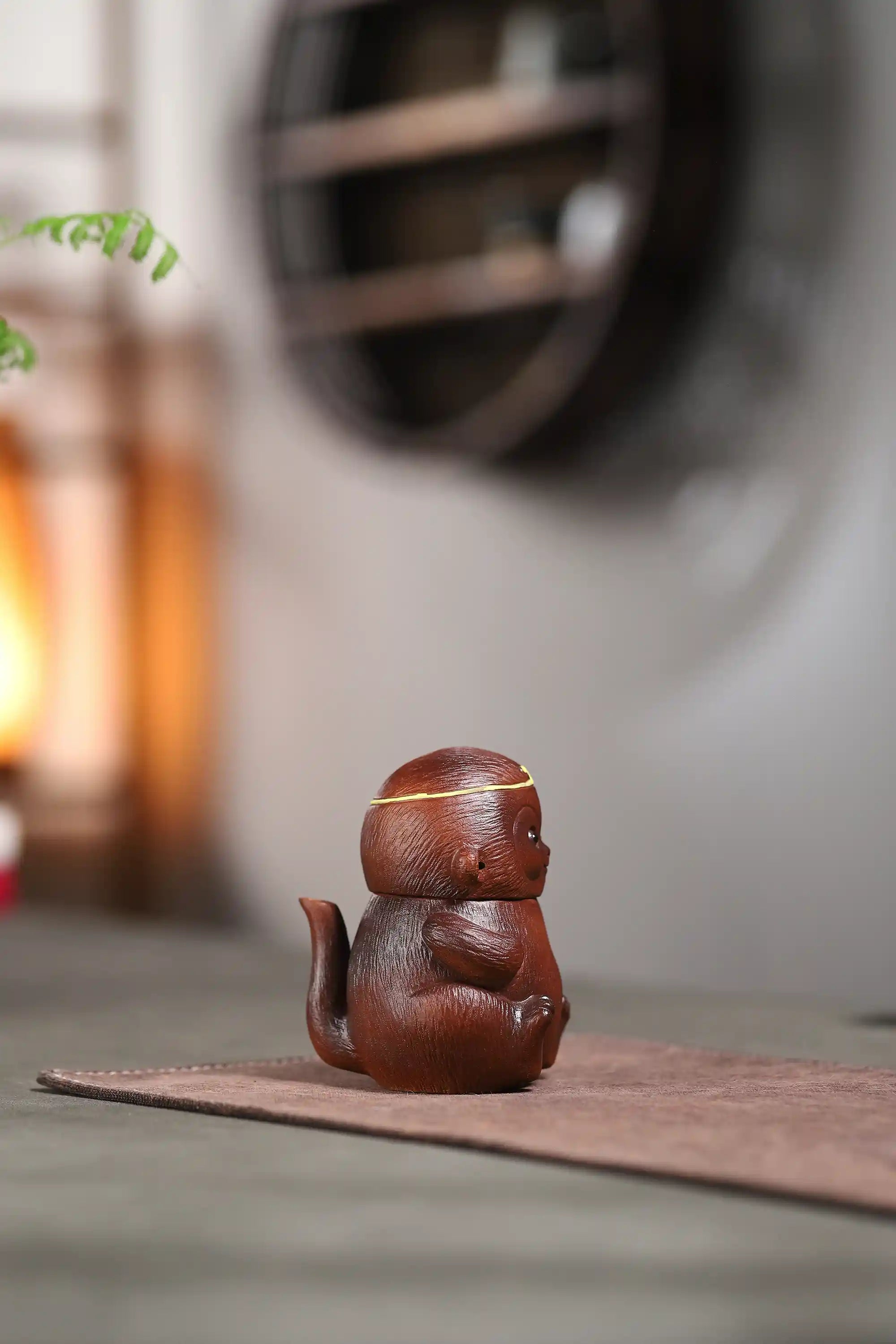 Yixing Zisha Handmade Monkey King Sun Wukong Teapot