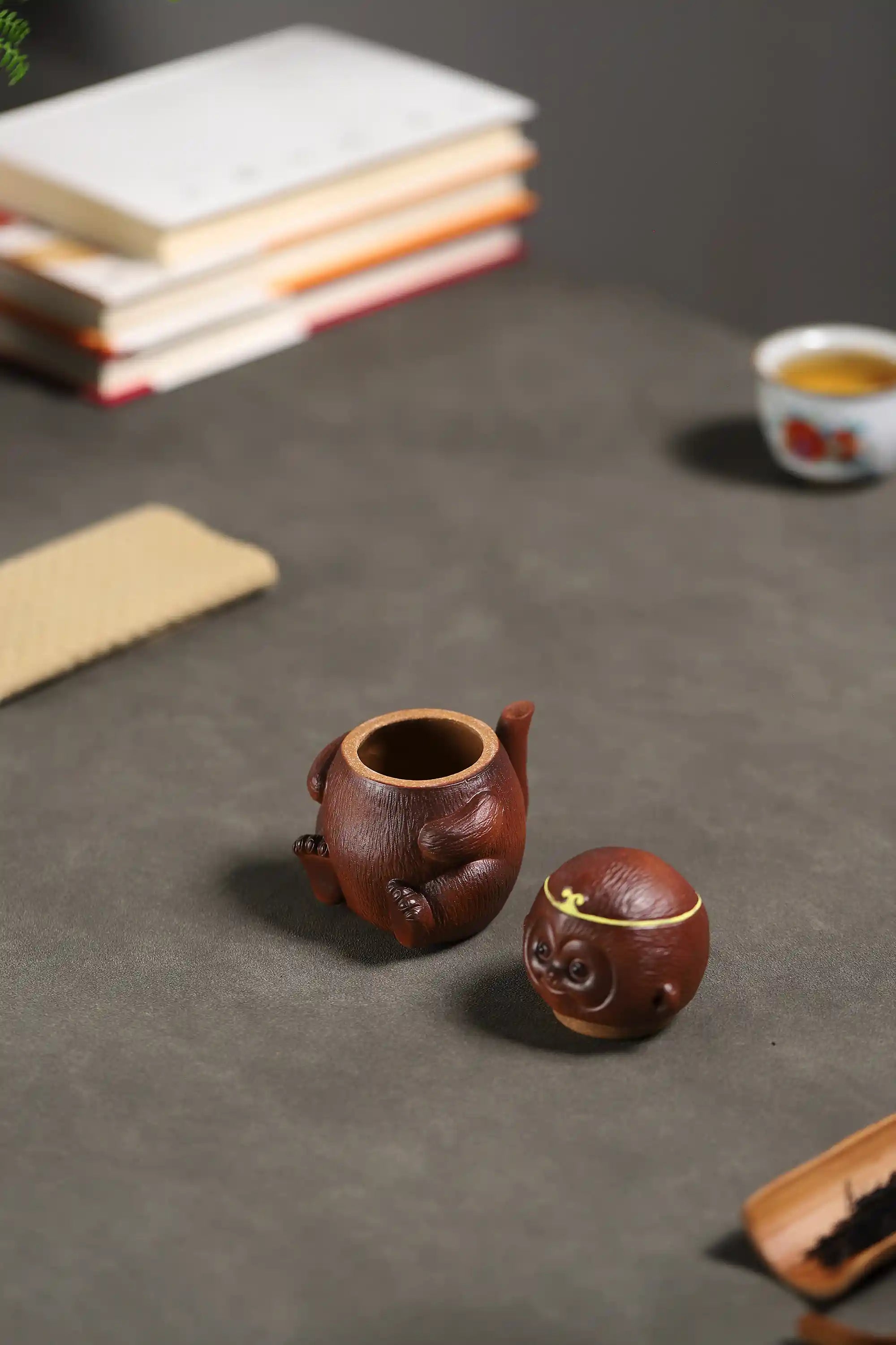 Yixing Zisha Handmade Monkey King Sun Wukong Teapot