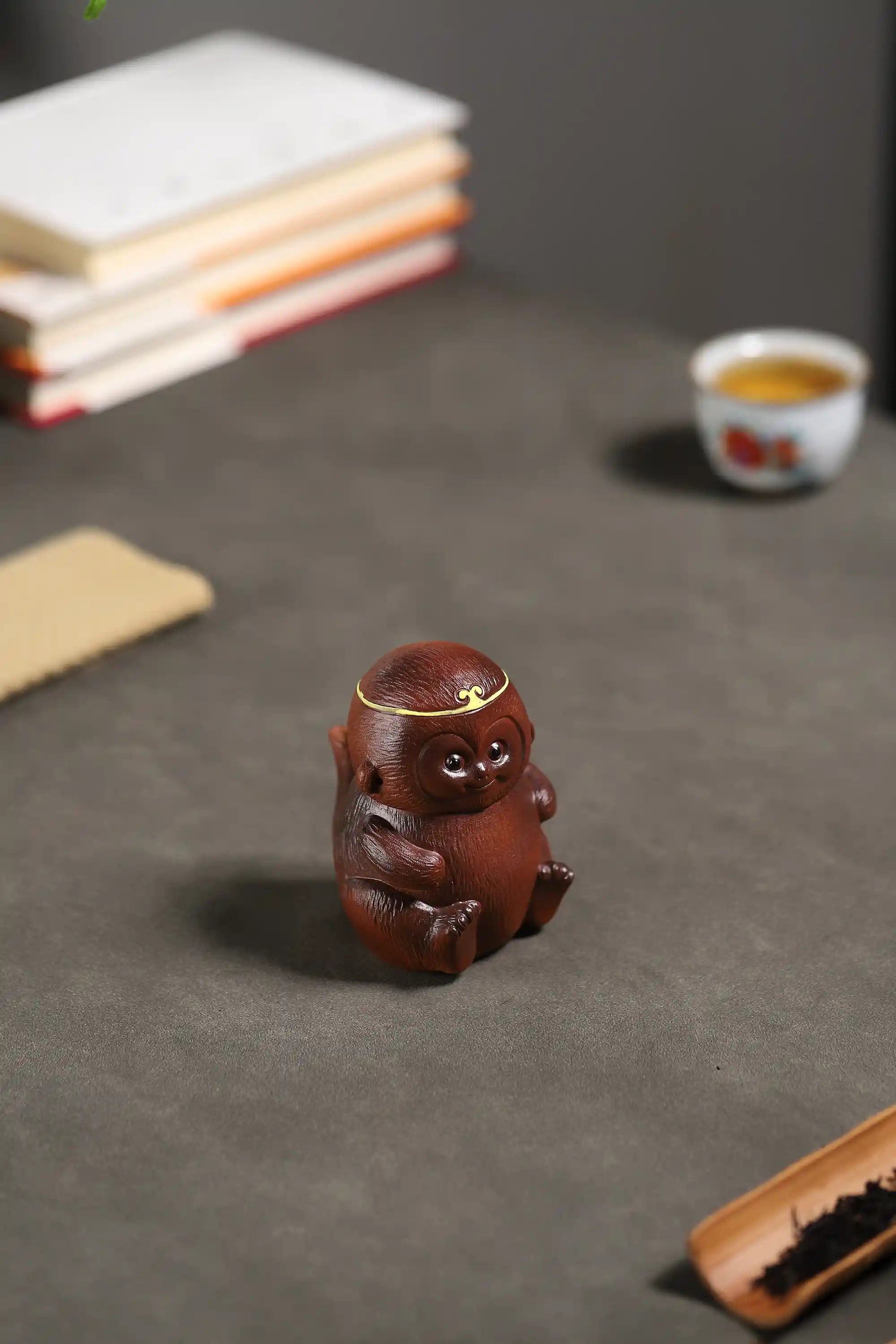 Yixing Zisha Handmade Monkey King Sun Wukong Teapot