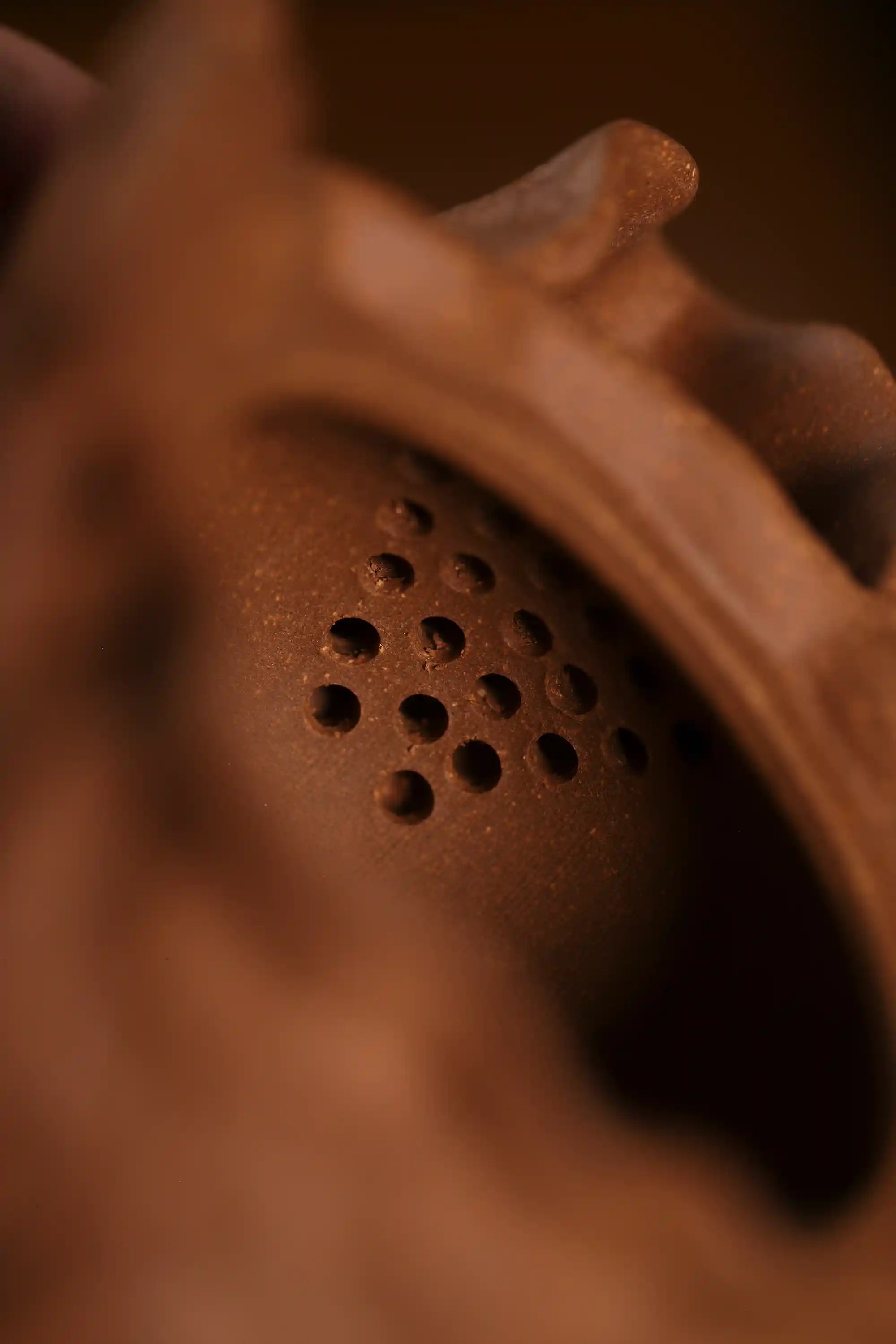 Yixing Zisha Handmade Plum Blossom Stump Teapot