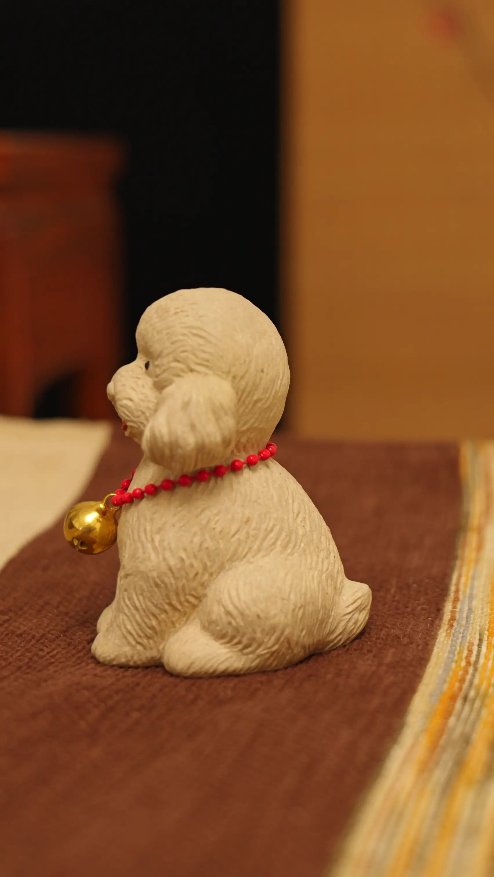 Yixing Zisha Handmade Red Hat Puppy Tea Pet