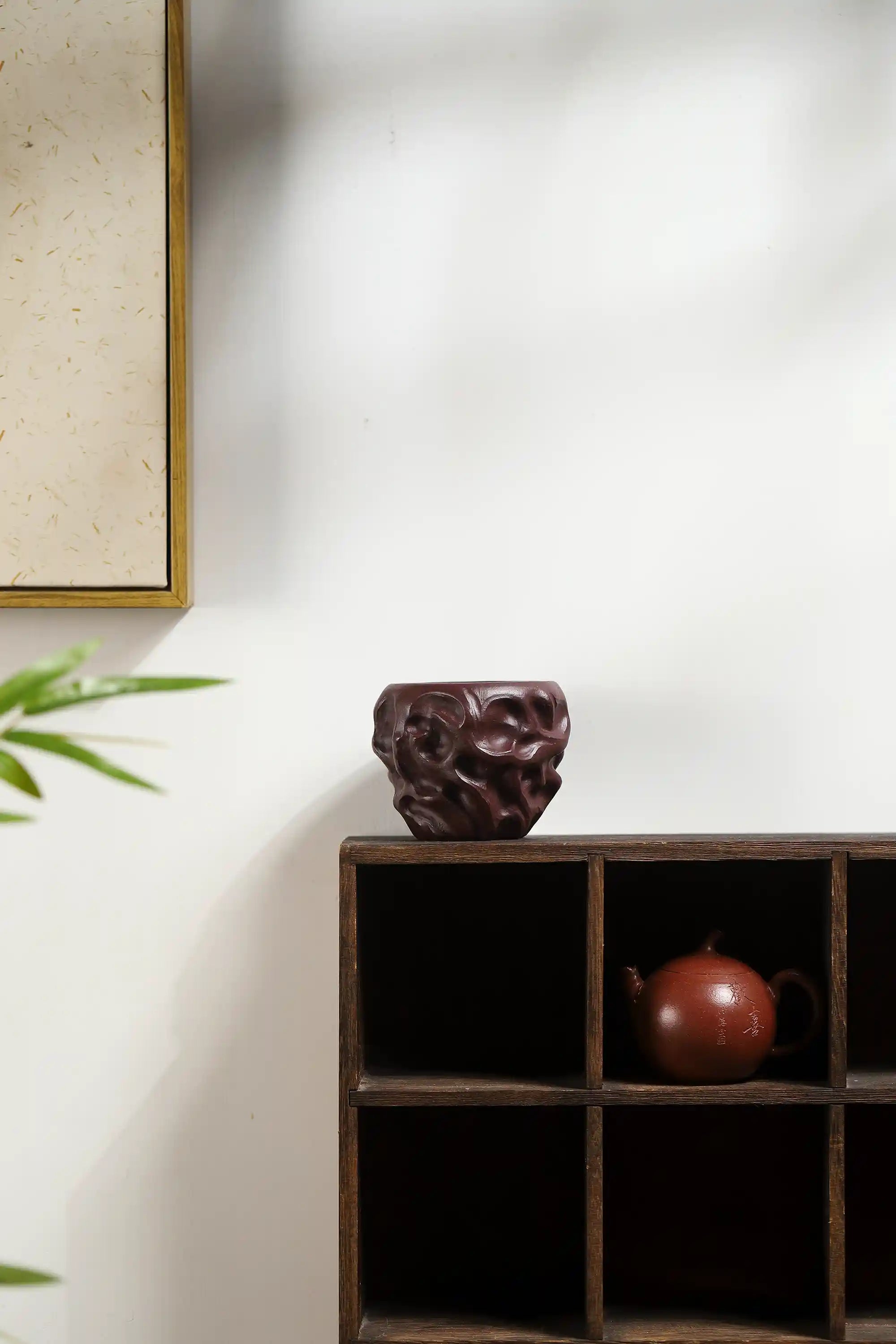 Yixing Zisha Handmade Rockery Master Cup