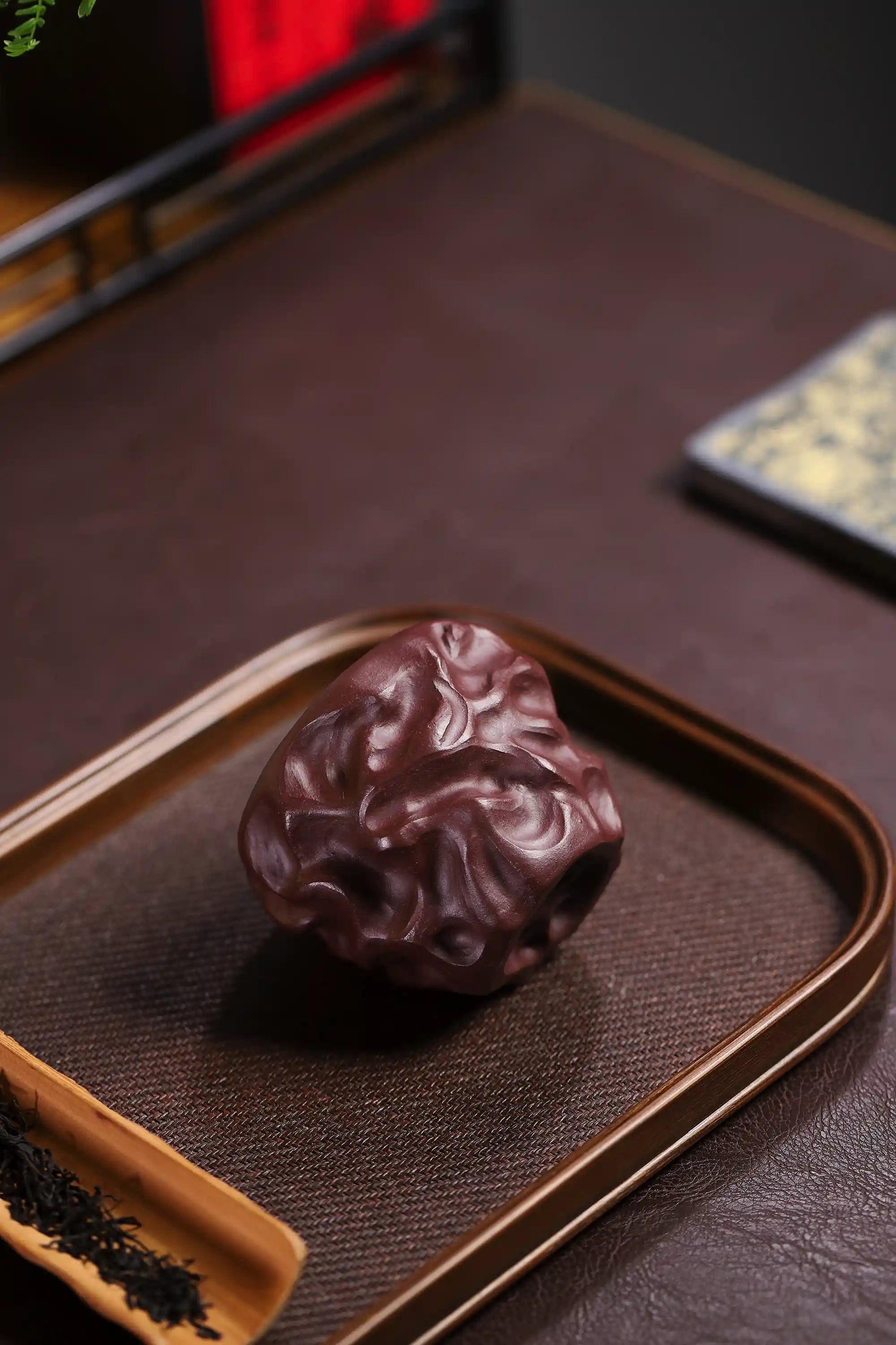 Yixing Zisha Handmade Rockery Master Cup