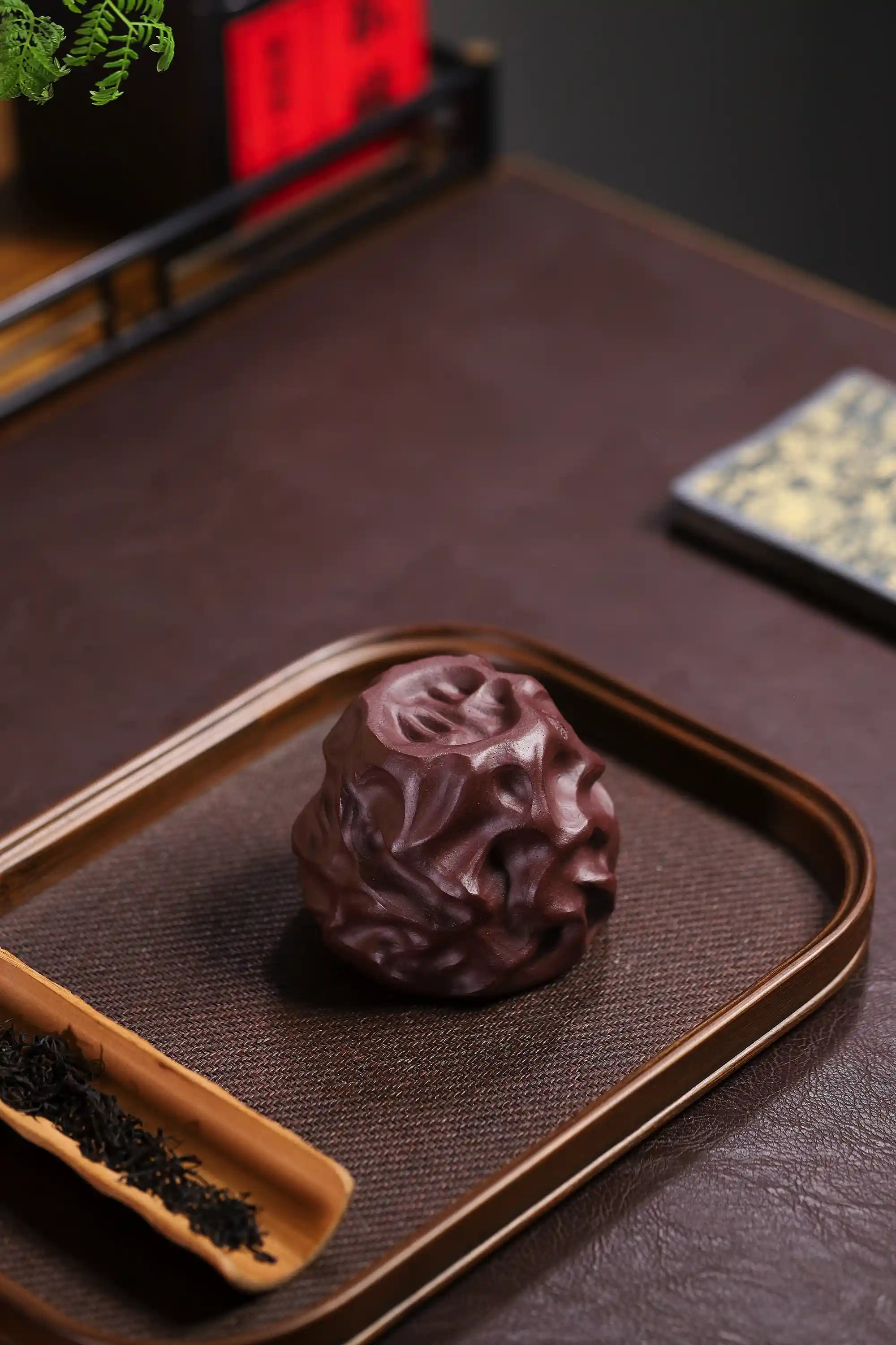 Yixing Zisha Handmade Rockery Master Cup