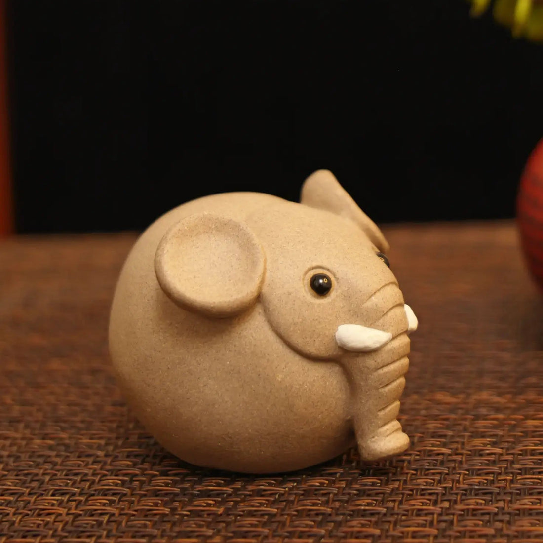 Yixing Zisha Handmade Round Elephant Tea Pet