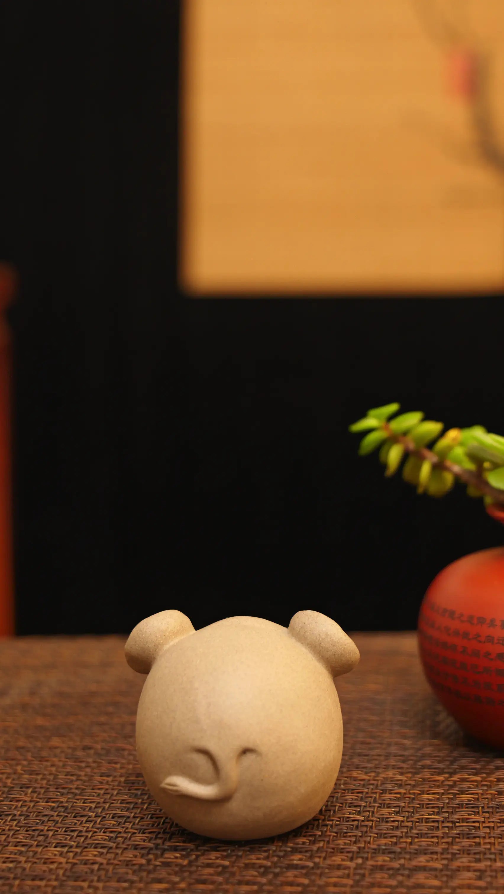 Yixing Zisha Handmade Round Elephant Tea Pet