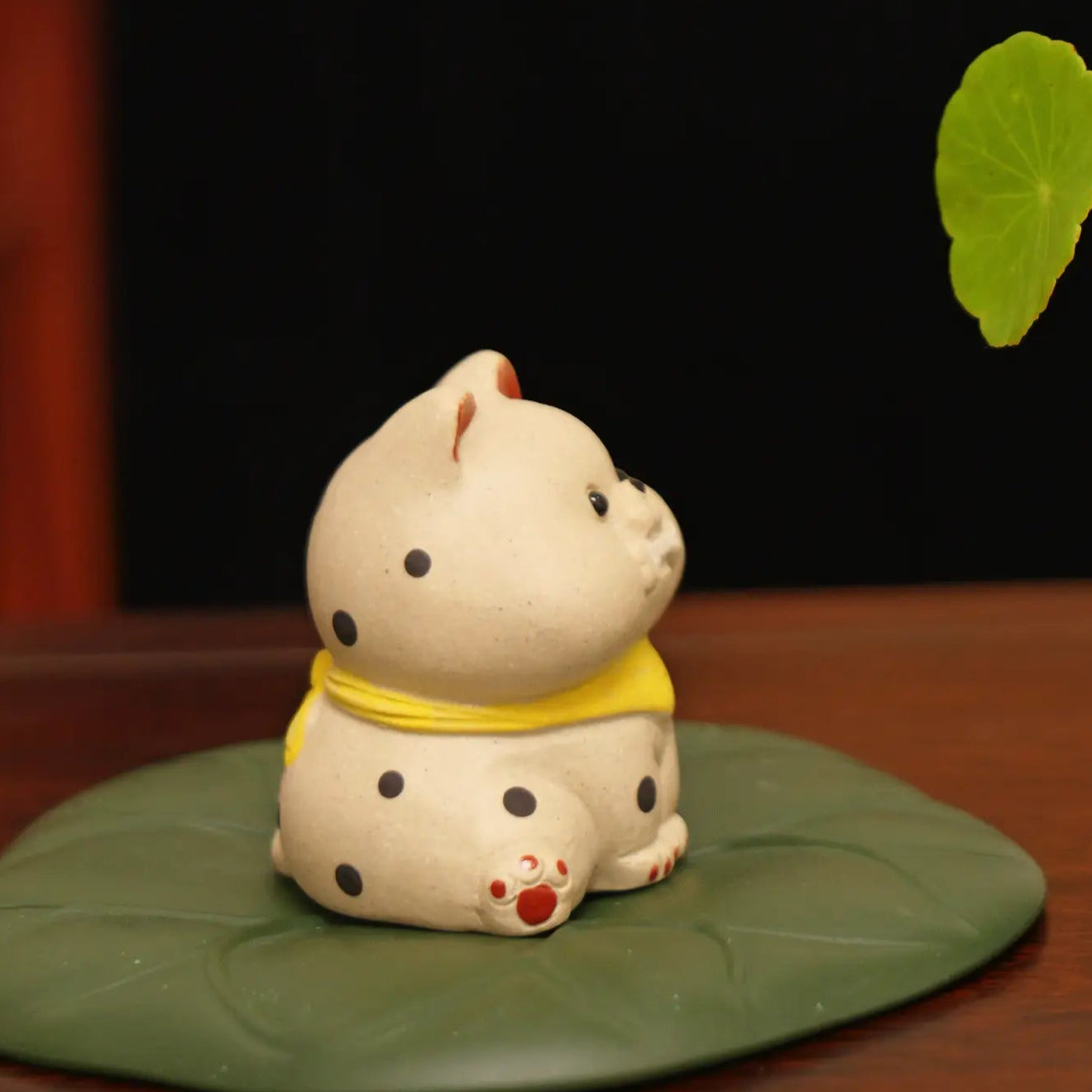 Yixing Zisha Handmade Spotted Dog Tea Pet