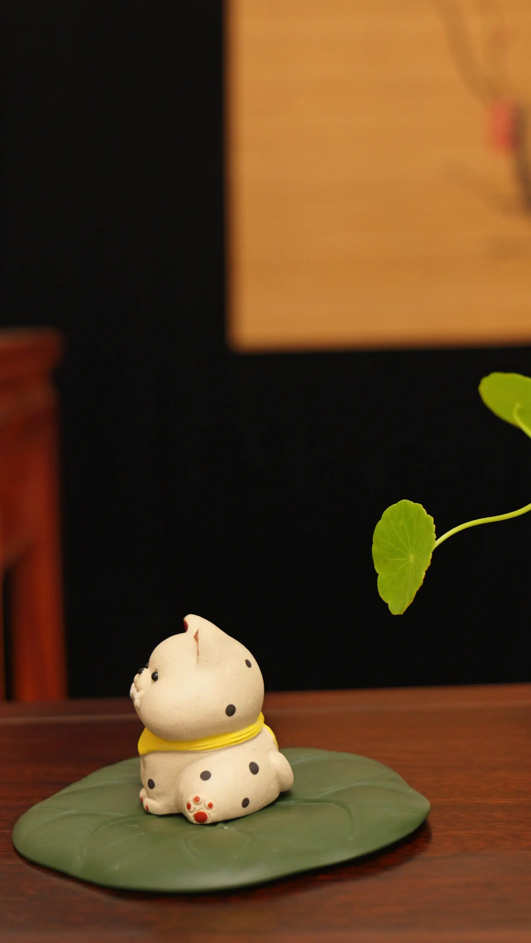 Yixing Zisha Handmade Spotted Dog Tea Pet