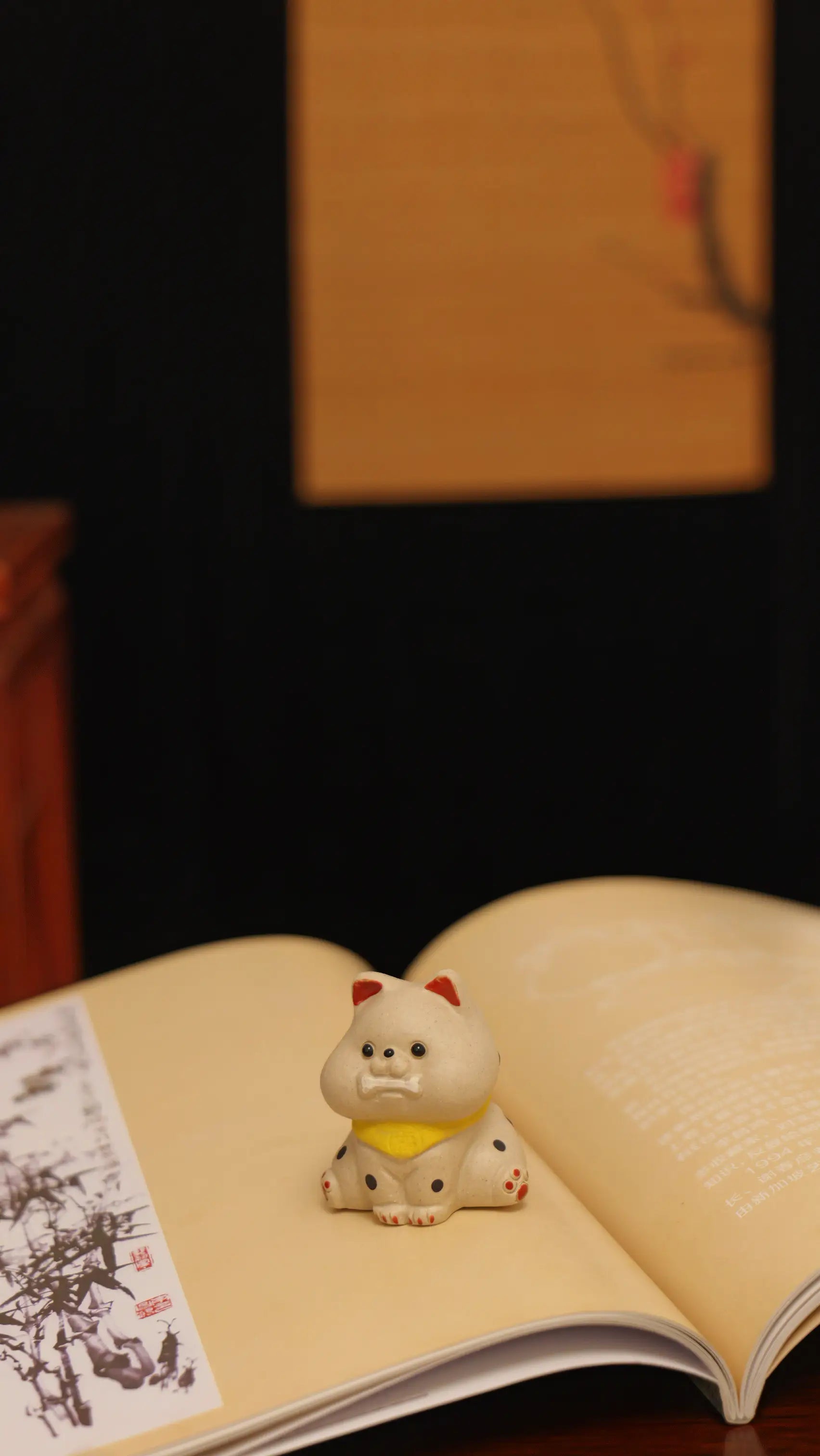 Yixing Zisha Handmade Spotted Dog Tea Pet