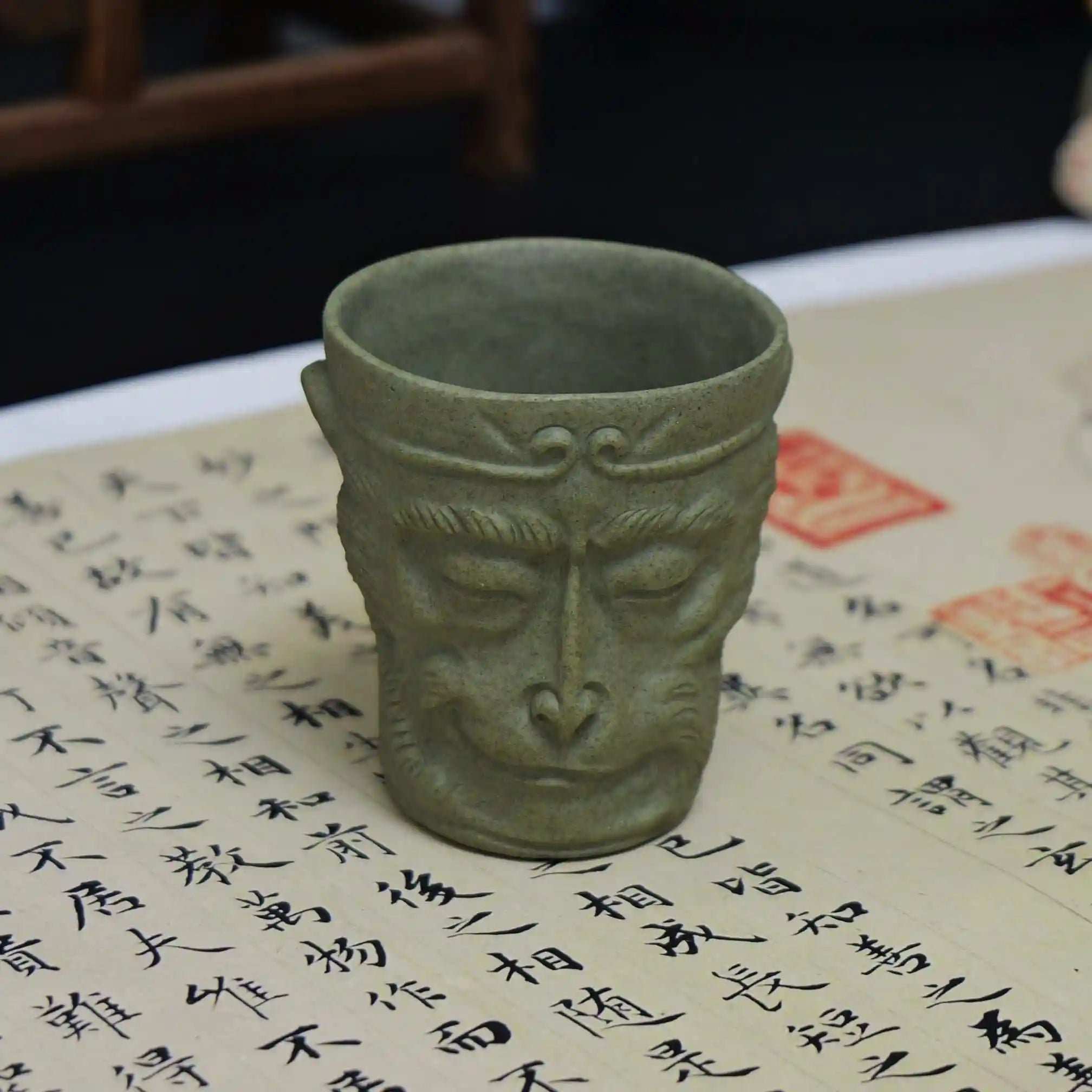 Yixing Zisha Handmade Sun Wukong Monkey King Zen Teacup