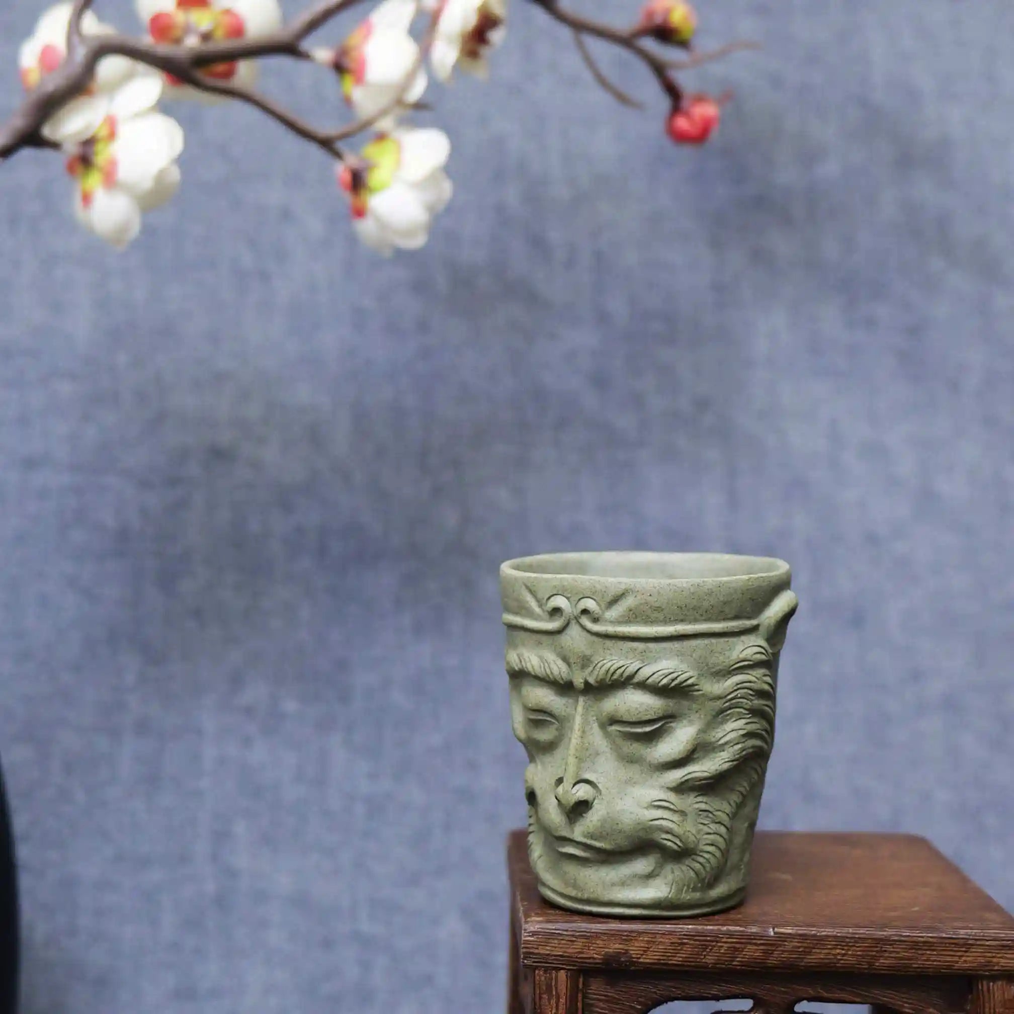 Yixing Zisha Handmade Sun Wukong Monkey King Zen Teacup