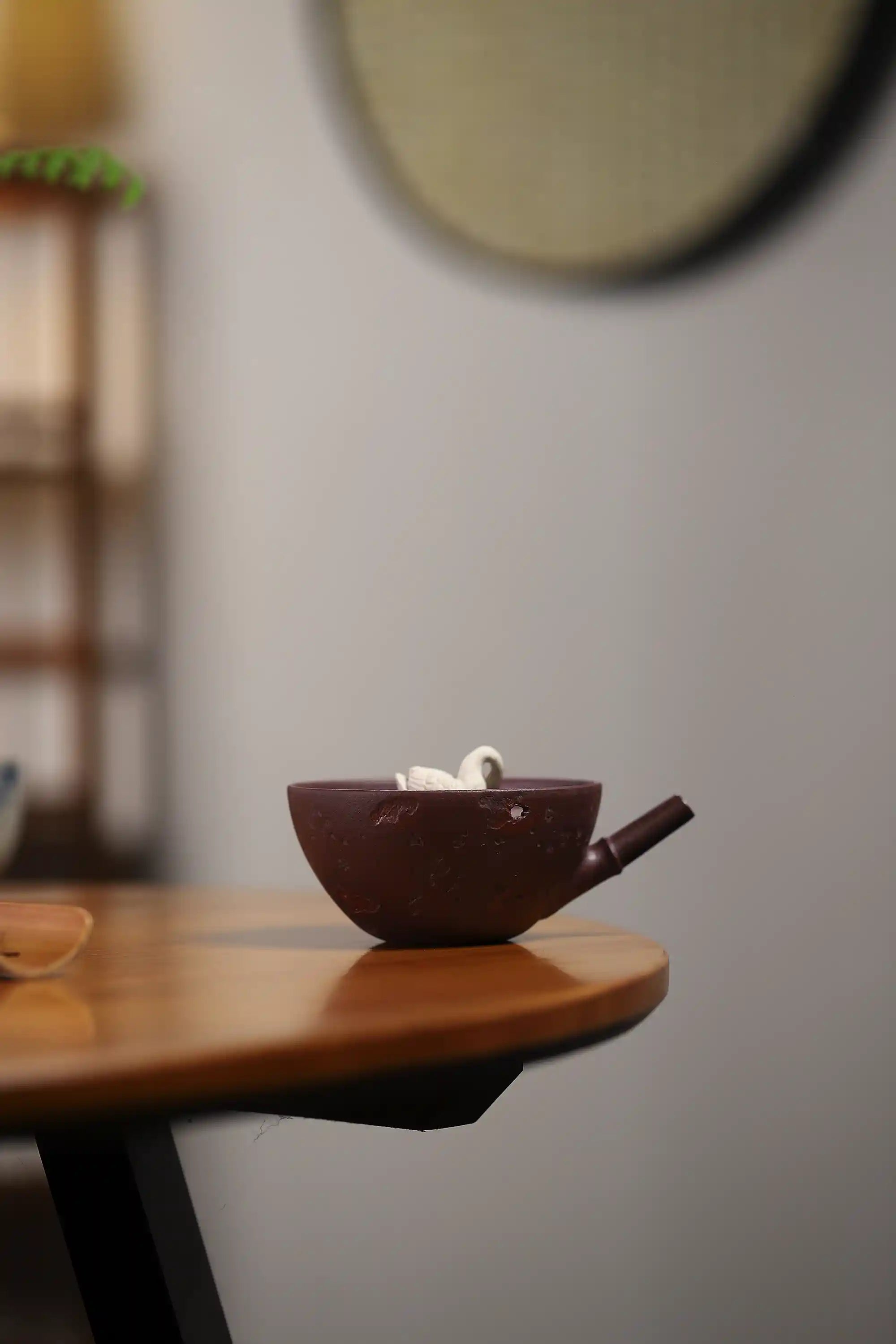 Yixing Zisha Handmade Swan Teapot