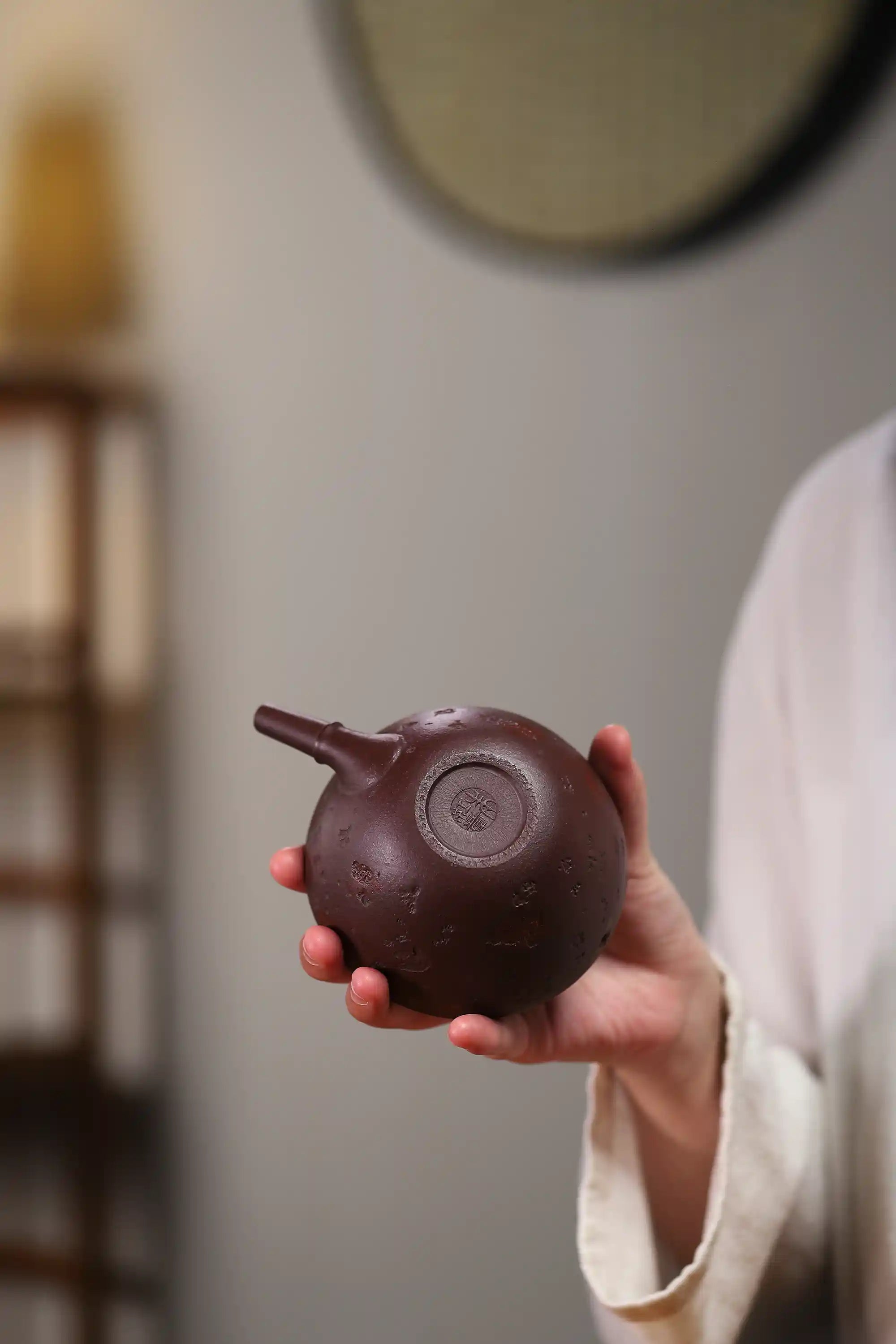 Yixing Zisha Handmade Swan Teapot
