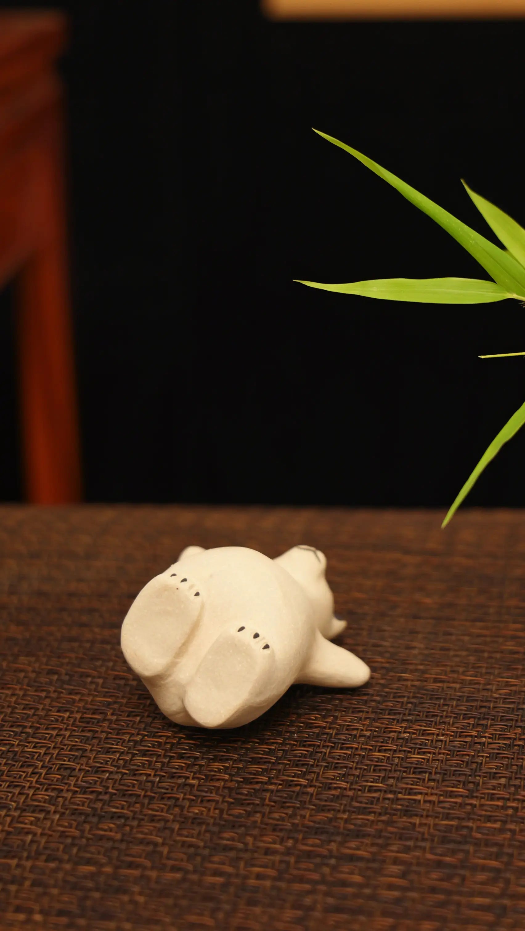 Yixing Zisha Handmade White Bear Tea Pet