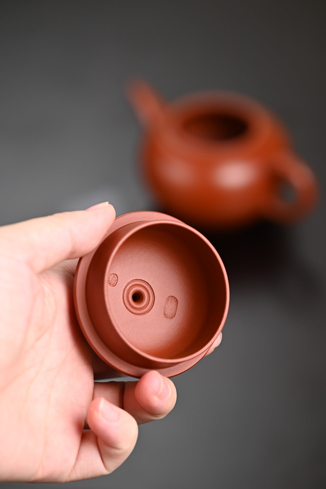 Shui ping Red Clay Yixing Teapot