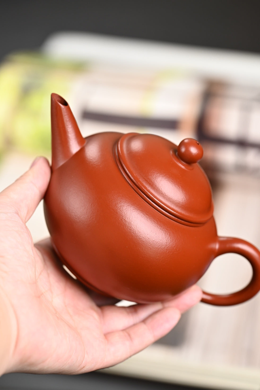 Shui ping Red Clay Yixing Teapot