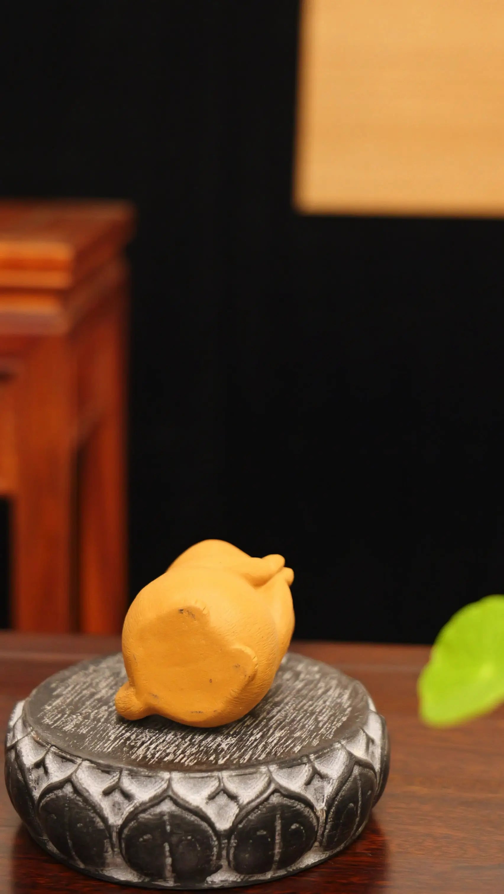 Yixing Handmade Lucky Cat Tea Pet (Praying Style)